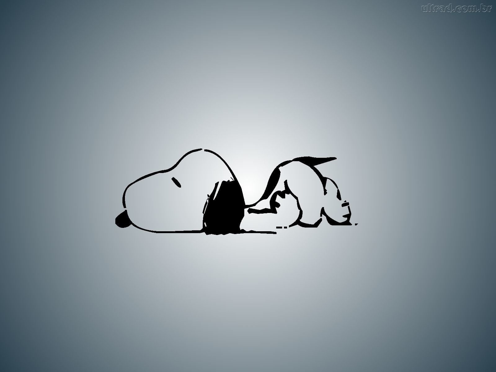 vertebrate, nature, animals in the wild, two animals, Peanuts, illustration, 720P, Comics, clear sky, silhouette, vignette, studio shot, sky, day, indoors, HD Wallpaper