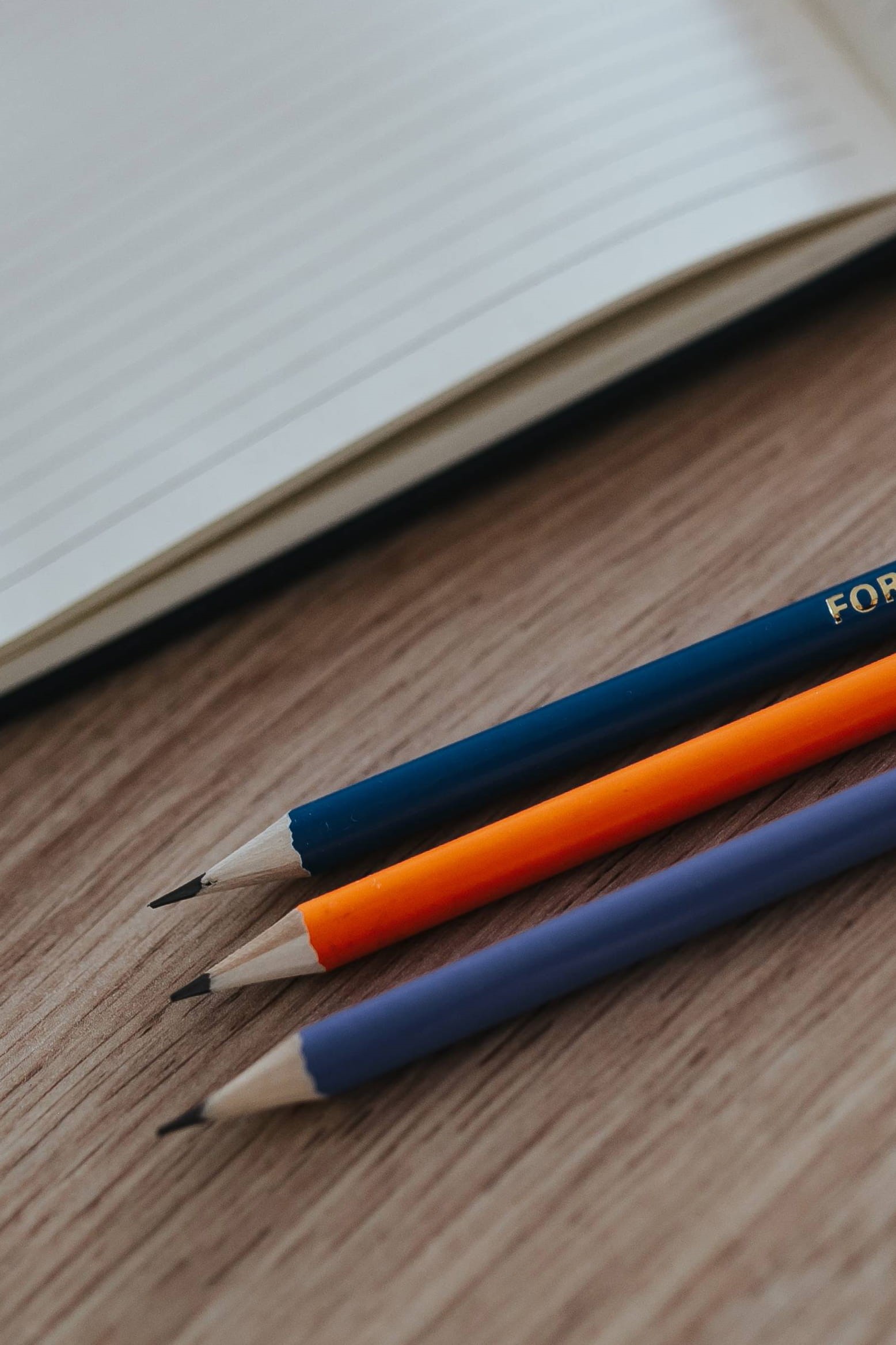 colored pencil, writing, Notebooks, art and craft, no People, single Object, colors, colourful, selective focus, craft, writing instrument, notebook, copy space, Phone HD Wallpaper