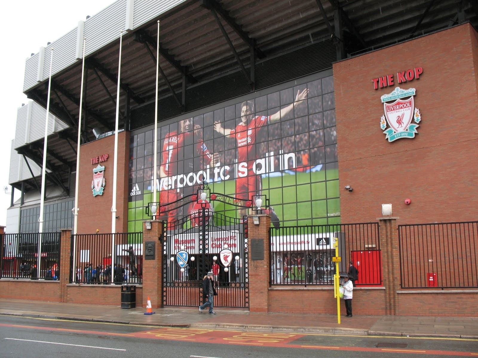 Stadium, Liverpool FC, Anfield Road, 720P, liverpool, HD Wallpaper
