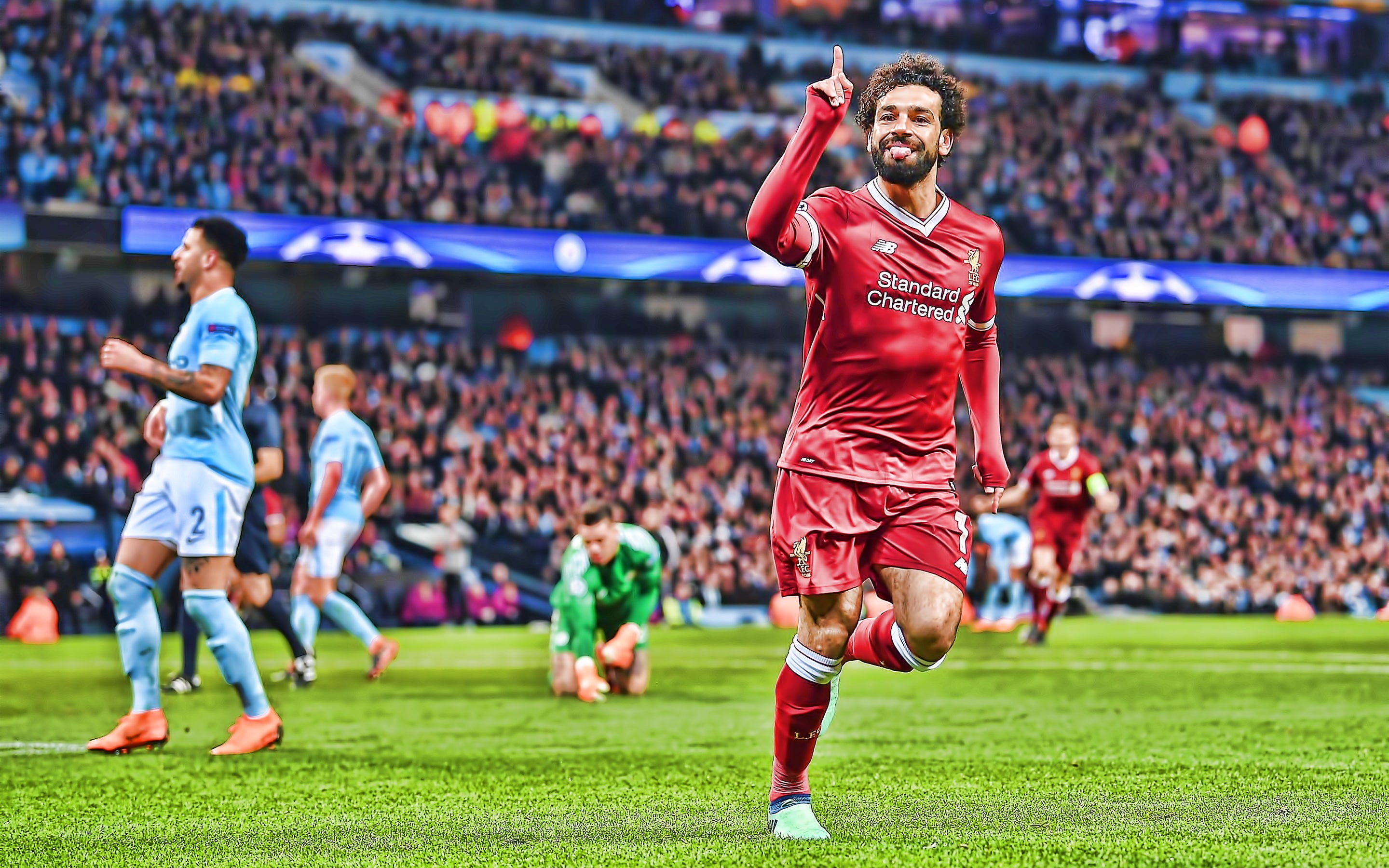 Egyptian, 2K, Mohamed Salah, Soccer, Liverpool F.C., HD Wallpaper
