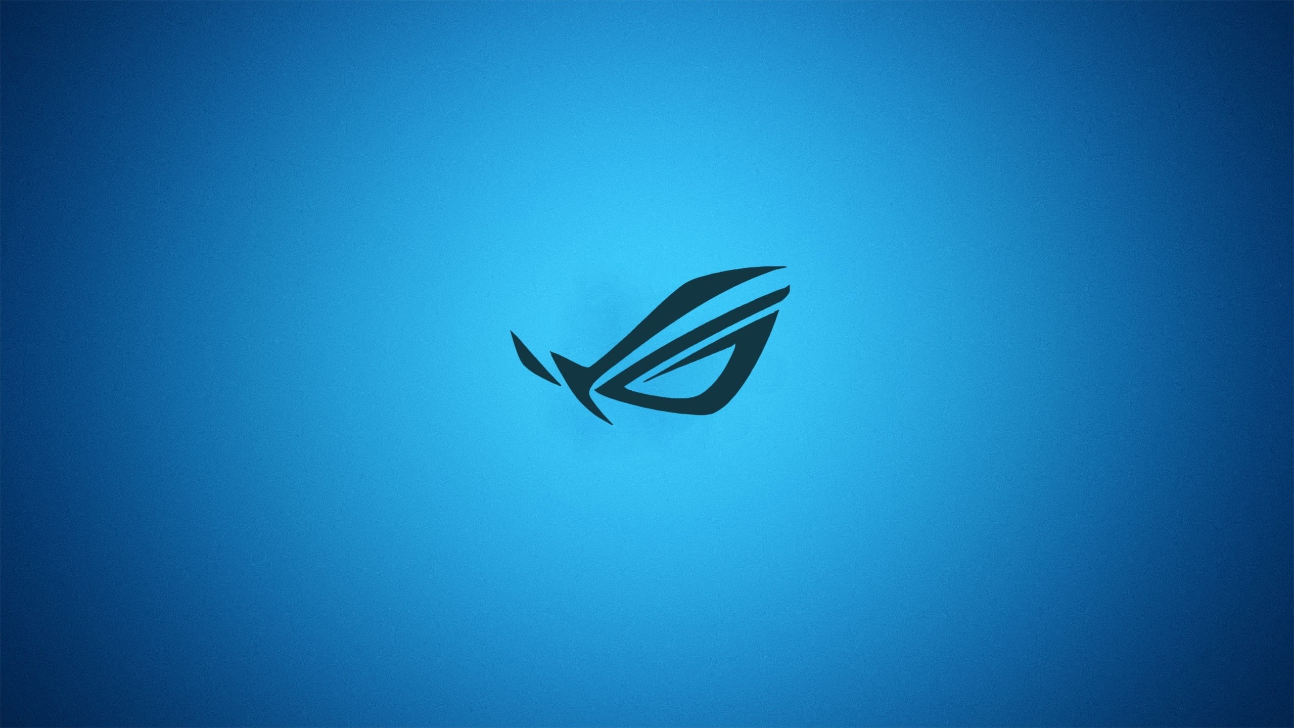 minimalistic, asus, art, republic, gradient, Blue, hd, technology, gamers, 2K, logos, x, HD Wallpaper