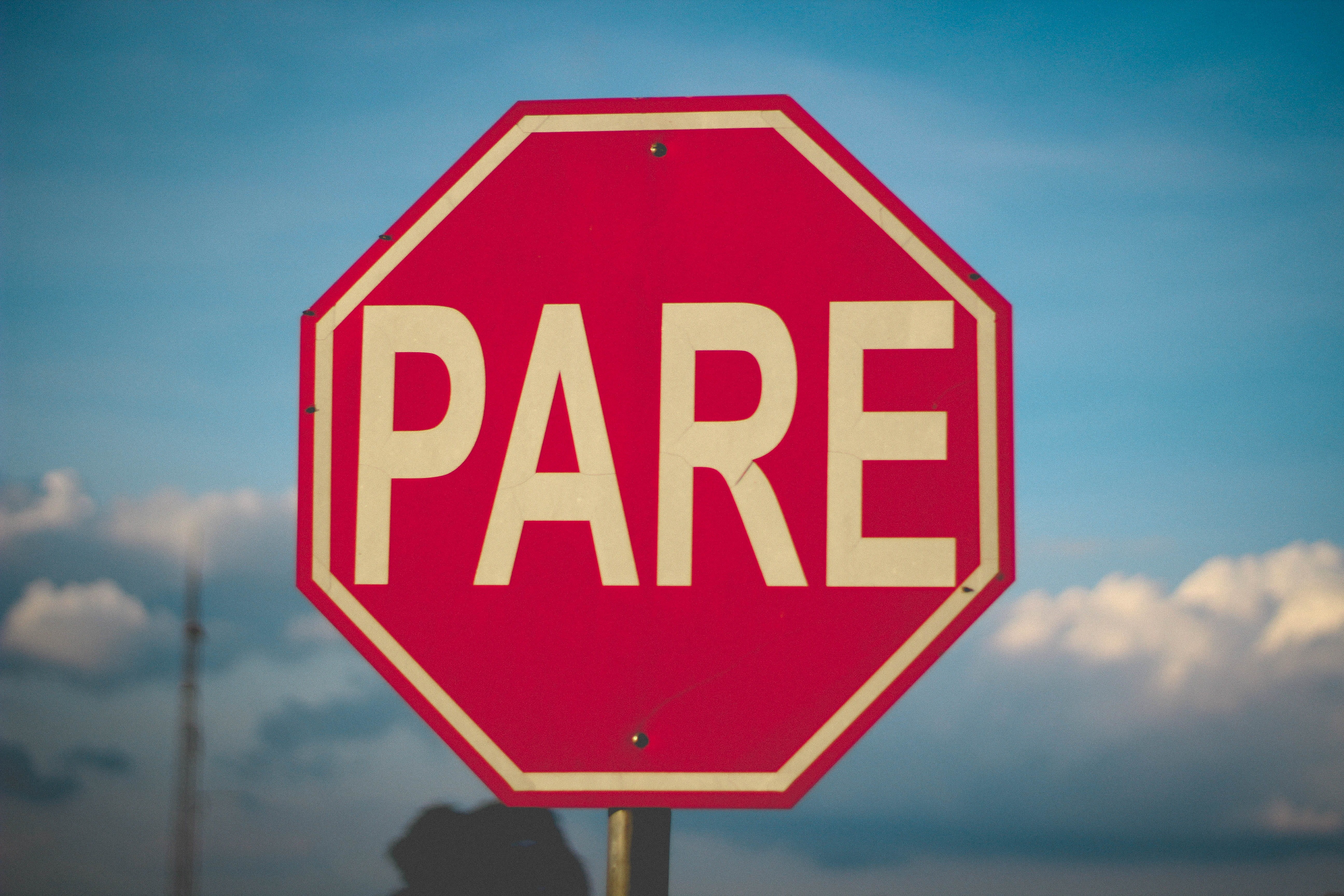 communication, western script, cloud - sky, pare, sky, capital letter, safety, white, photo, road sign, sign, signage, no people, nature, road, road warning sign, HD Wallpaper