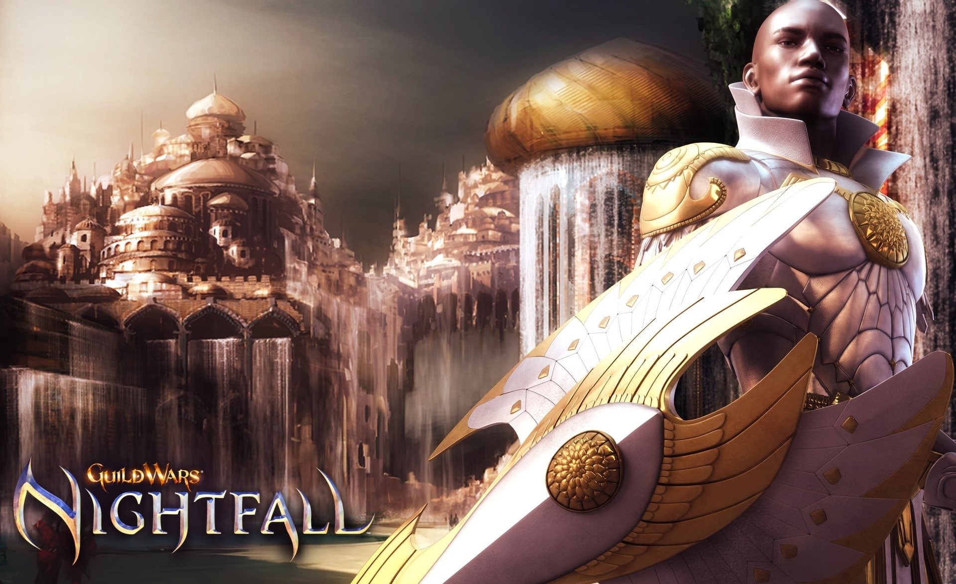 women, nightfall, paragon, Games, wars, representation, Guild Wars, human representation, place of worship, real people, 1080P, guild wars nightfall - paragon, HD Wallpaper