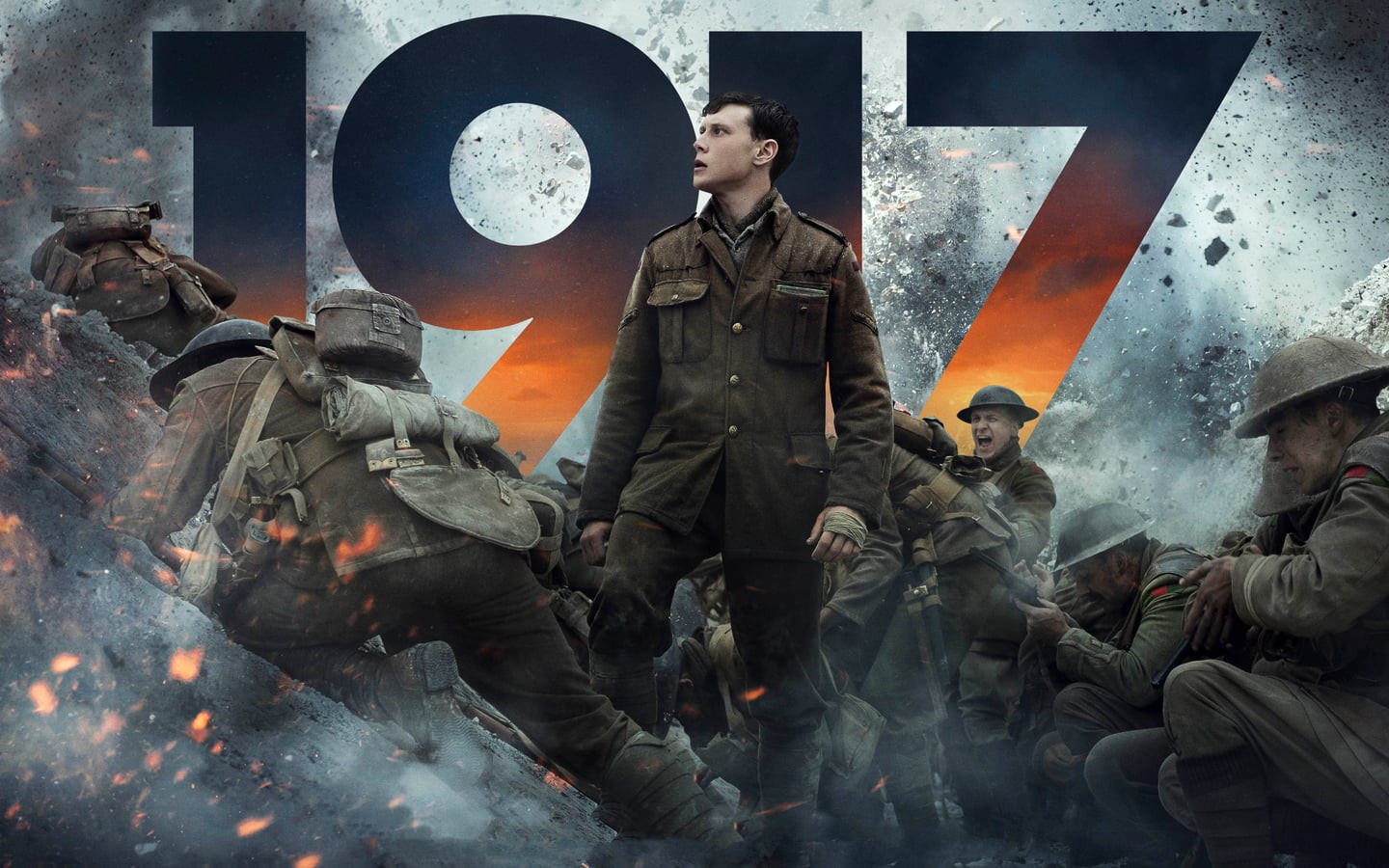 movie scenes, 720P, world war, war, British Army, 1917 (movie), World War I, HD Wallpaper