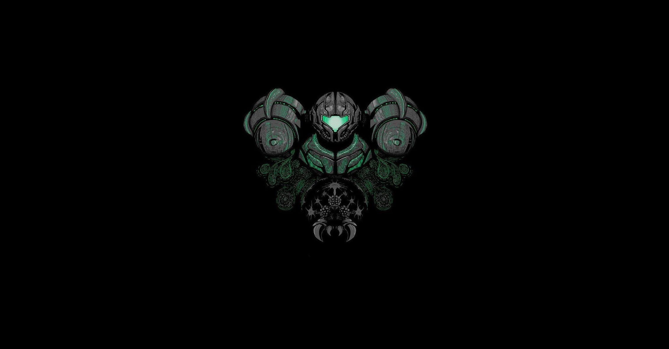 nature, pattern, video games, cut out, animal themes, low angle view, circle, minimalism, representation, studio shot, no people, night, art and craft, HD Wallpaper