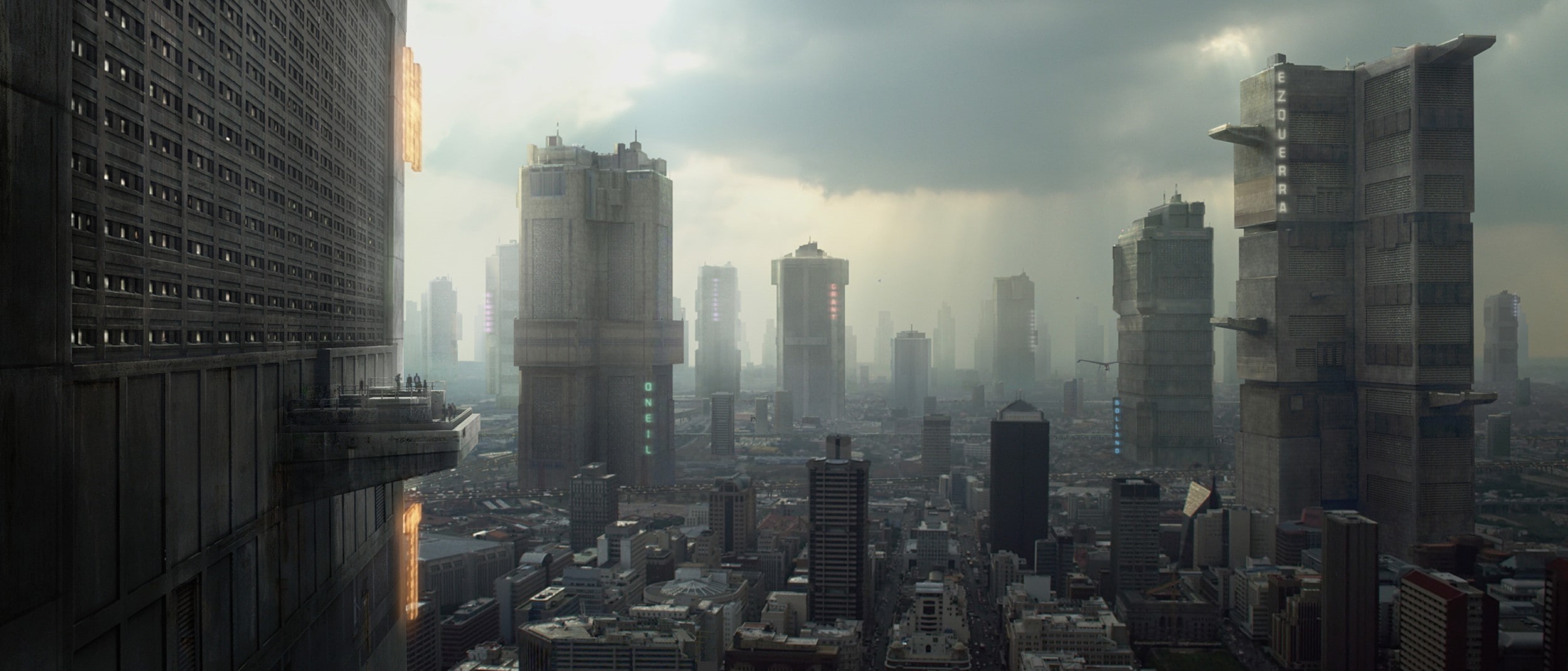 city, 1080P, Judge Dredd, HD Wallpaper