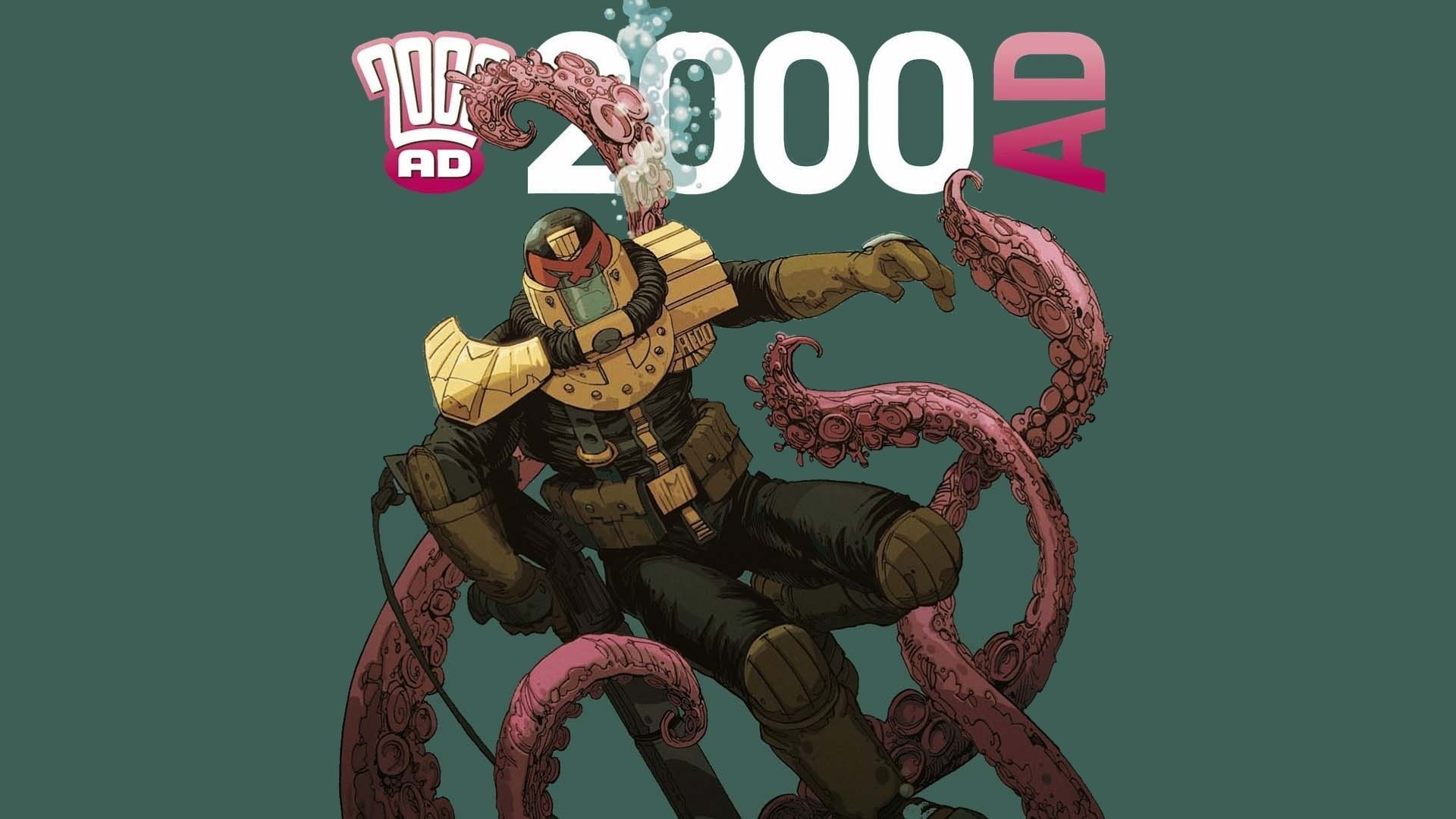 1080P, Judge Dredd, Comics, 2000 AD, HD Wallpaper