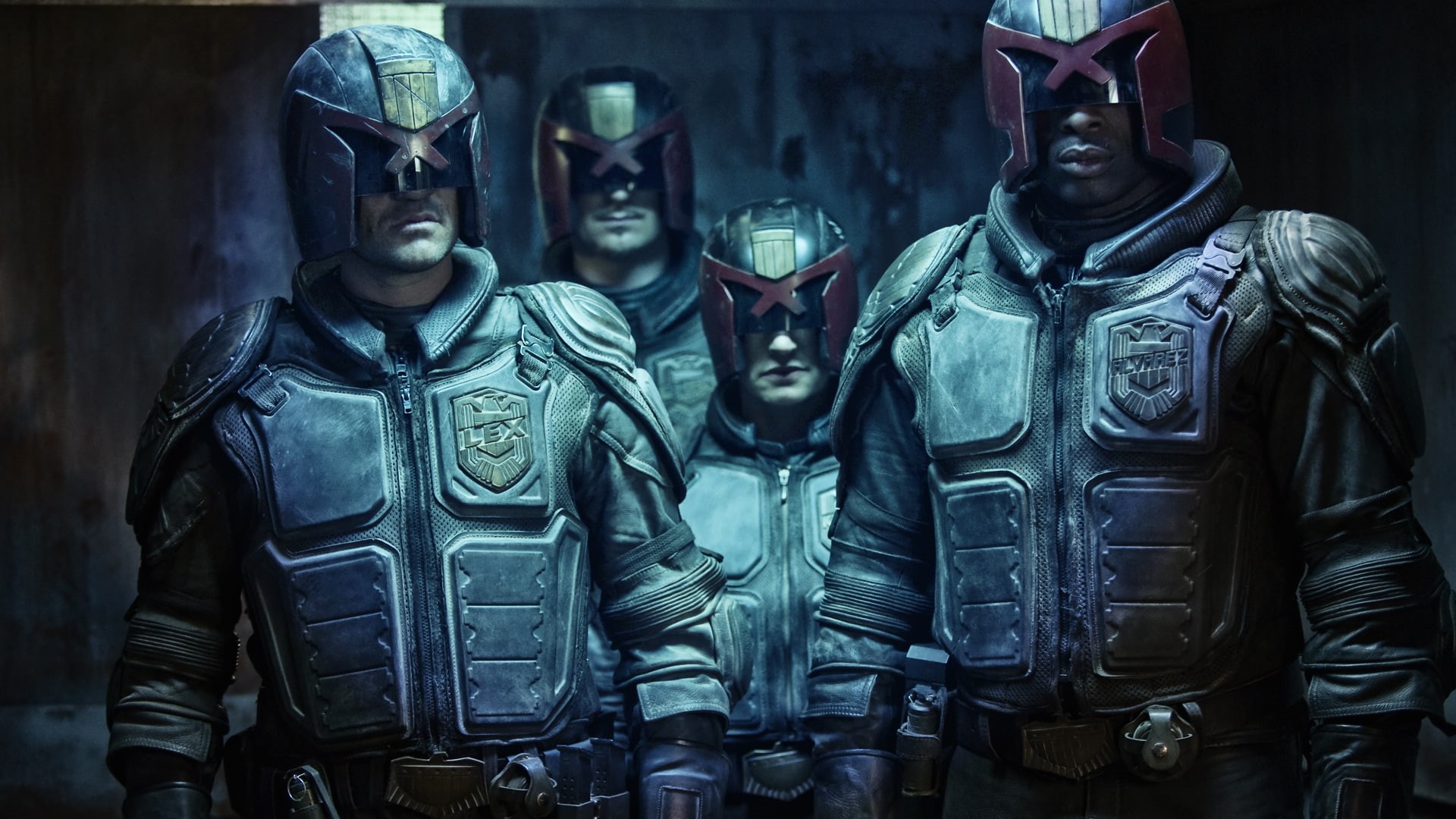1080P, people, movies, dredd, protective, vests, hd, judge, wearing, HD Wallpaper