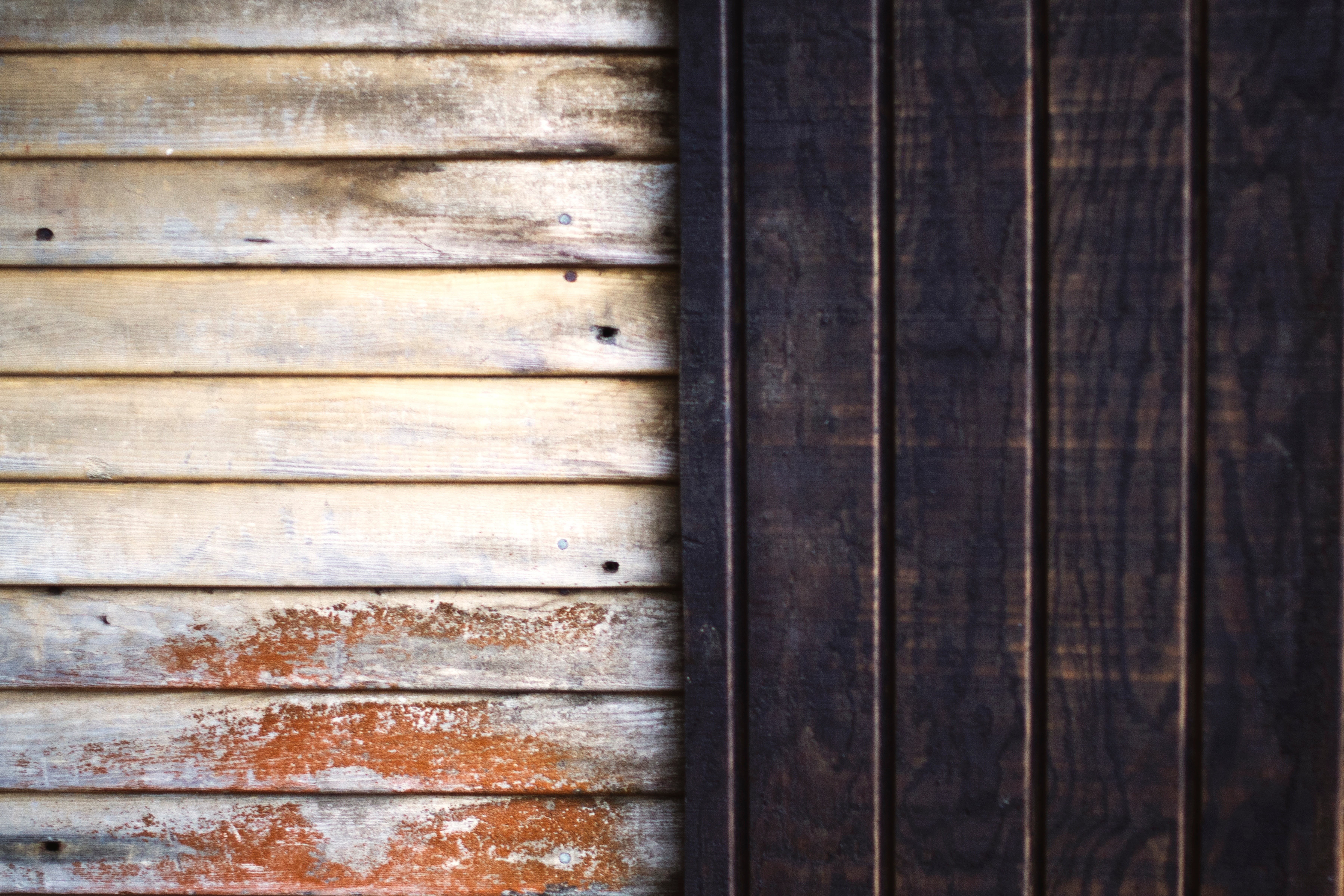 wall, no people, built structure, in a row, black, 5K, indoors, textured, wood, full frame, wood paneling, old, brown, wood grain, backgrounds, close-up, HD Wallpaper