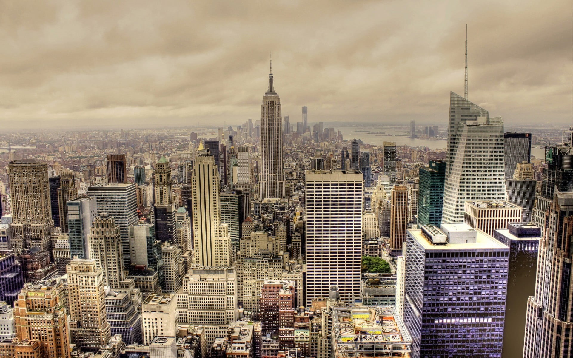 modern, tower, architecture, york, residential district, office building exterior, downtown district, New York City, skyscraper, 1080P, building, tall - high, HD Wallpaper