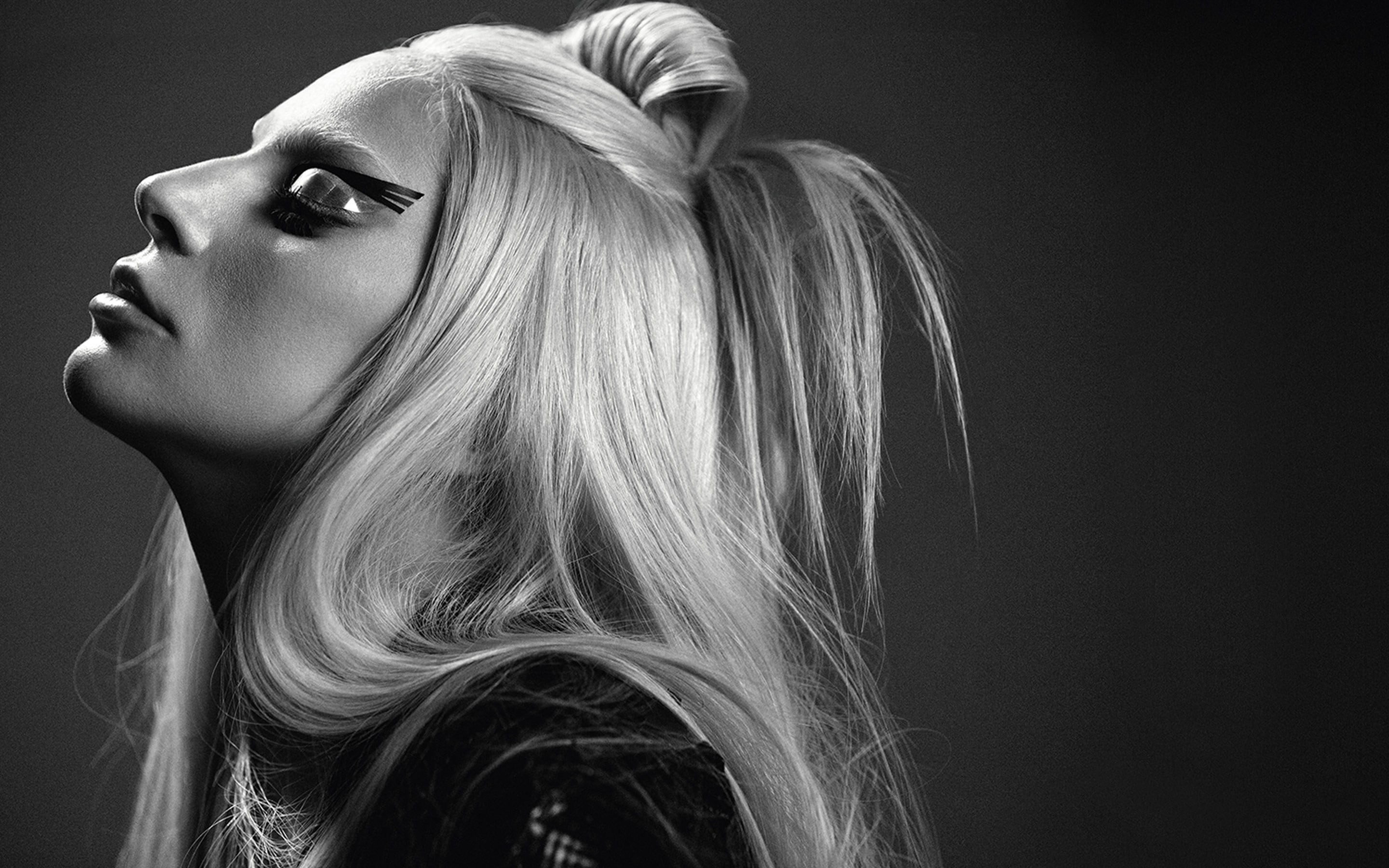 one person, beautiful woman, young women, celebrity, women, studio shot, hairstyle, singer, 2K, looking, woman, human hair, Lady Gaga, fashion, long hair, HD Wallpaper