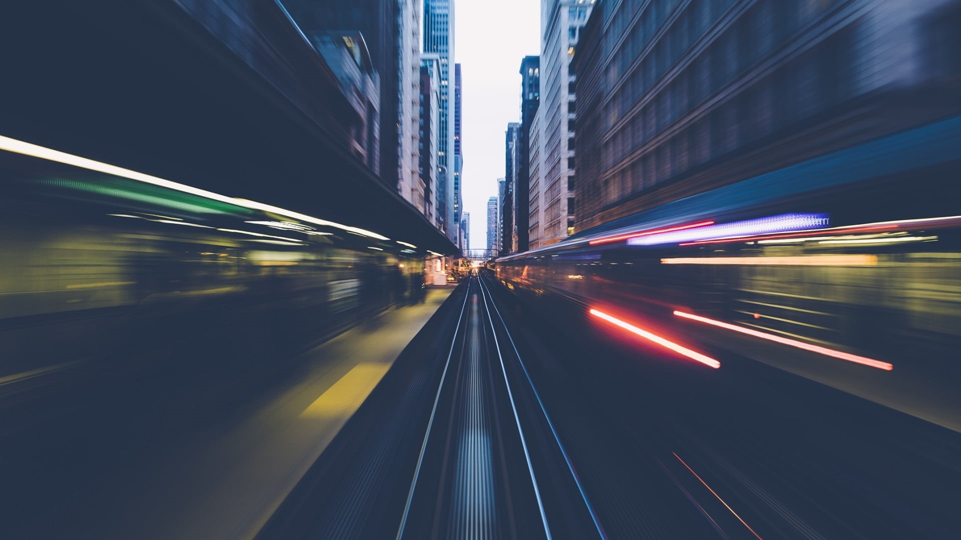 road, rail transportation, no people, long exposure, 1080P, blurred motion, mode of transportation, diminishing perspective, illuminated, speed, motion, HD Wallpaper