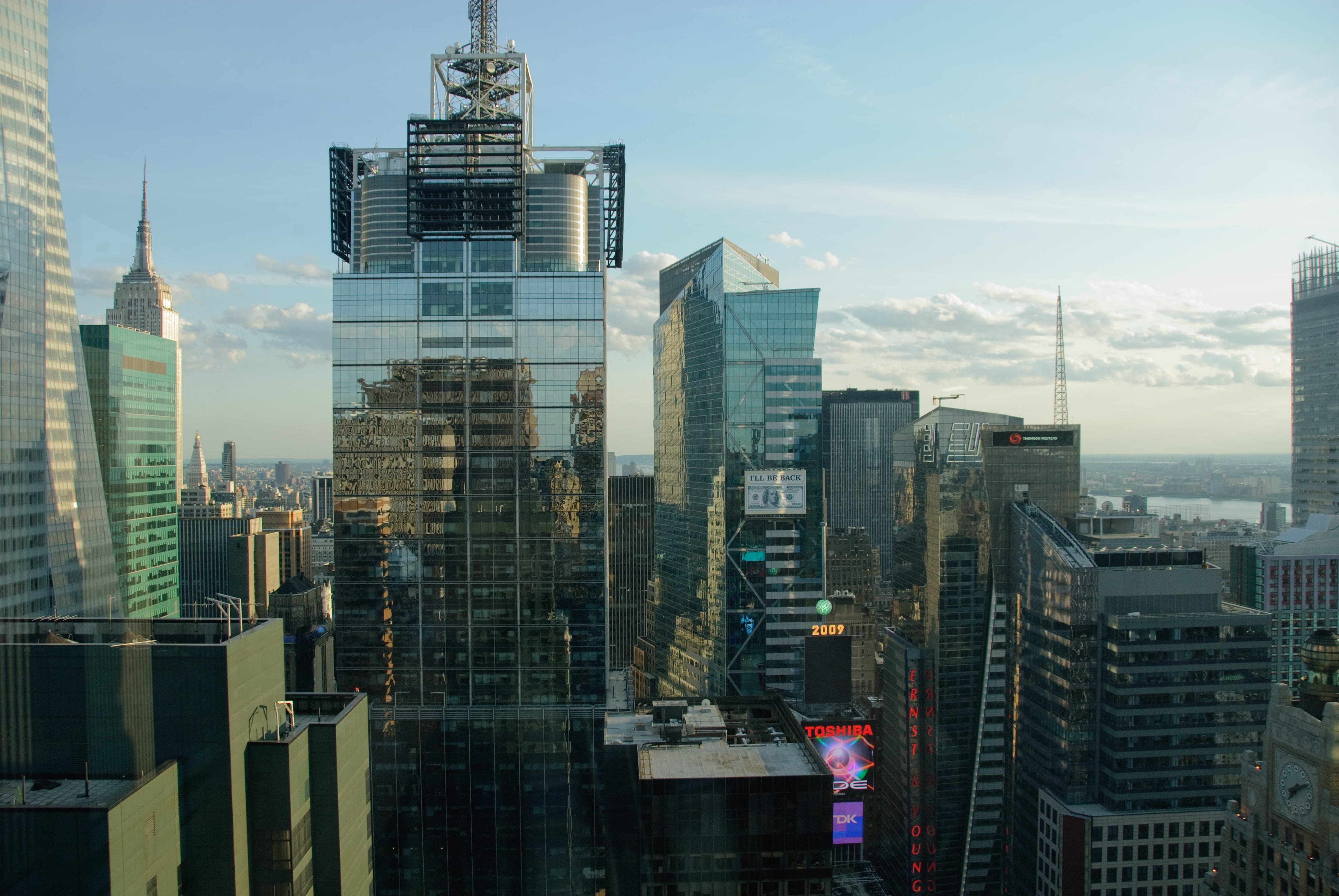 skyscraper, nature, office building exterior, building, day, cloud - sky, built structure, tall - high, buildings, no people, city, united states, tower, HD Wallpaper