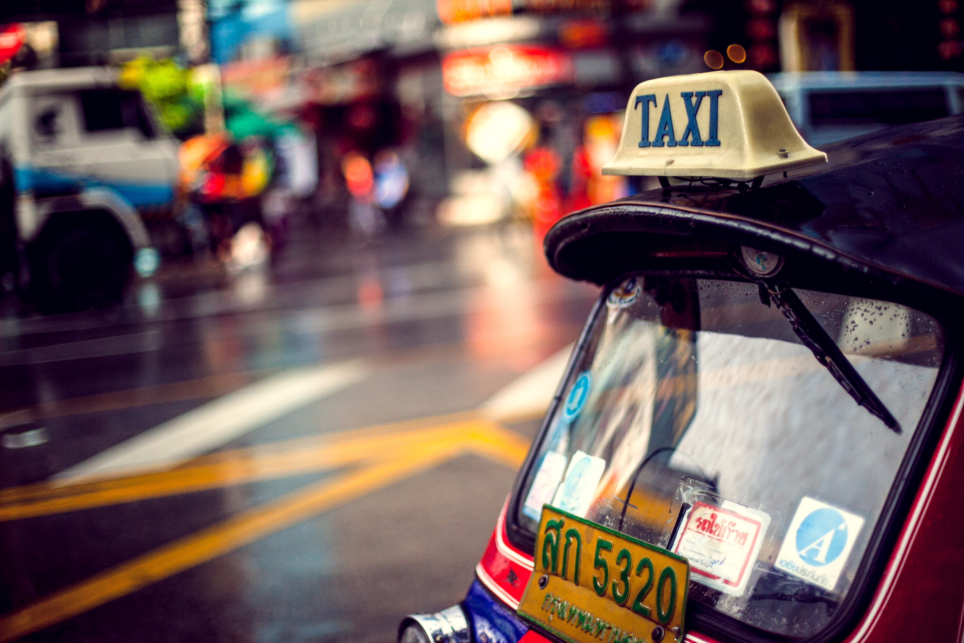 water, red, travel, yellow Taxi, urban, motion, transport, times Square - Manhattan, travel Destinations, speed, sign, people Traveling, new York City, HD Wallpaper