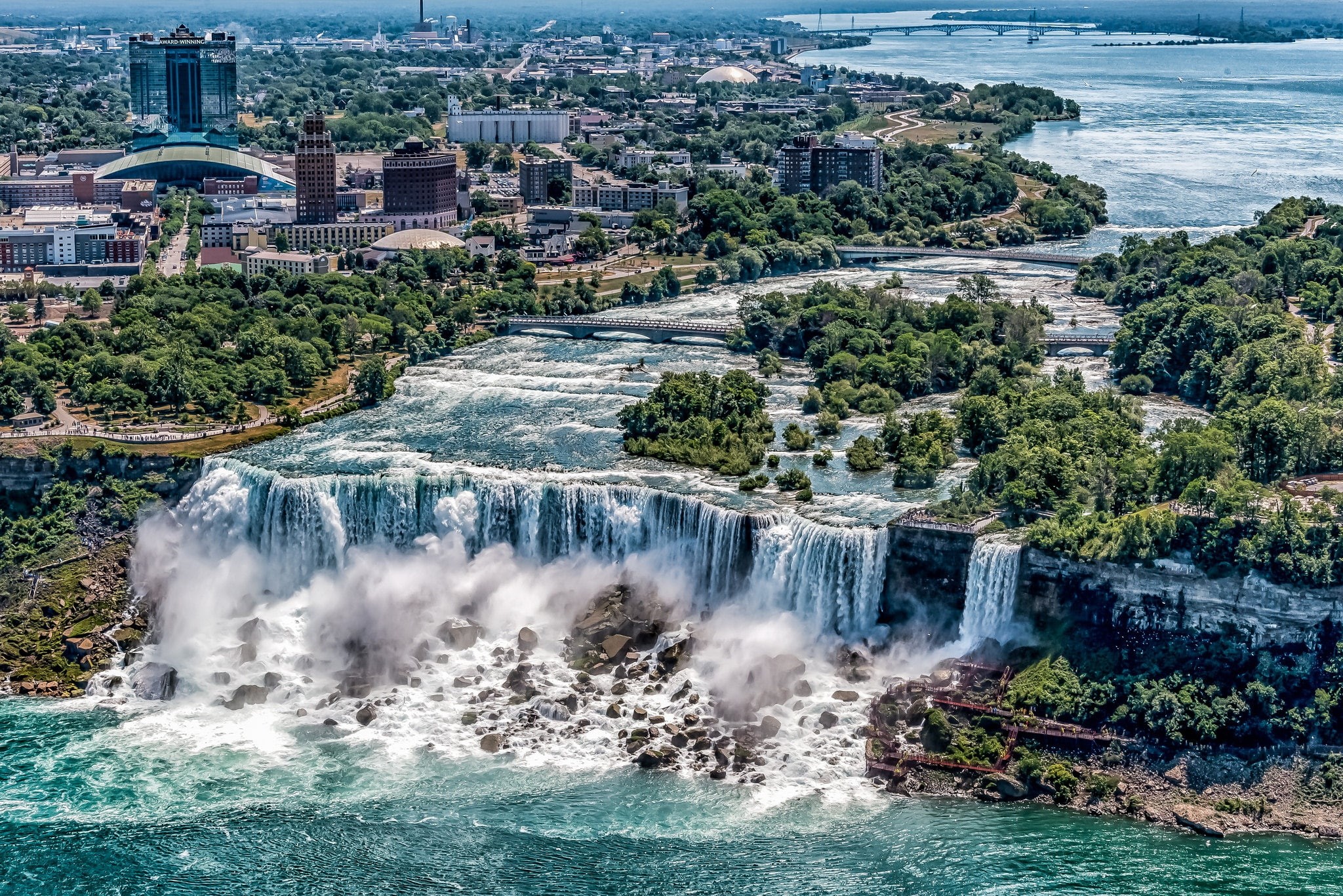 waterfall, USA, Niagara Falls, 1080P, HD Wallpaper