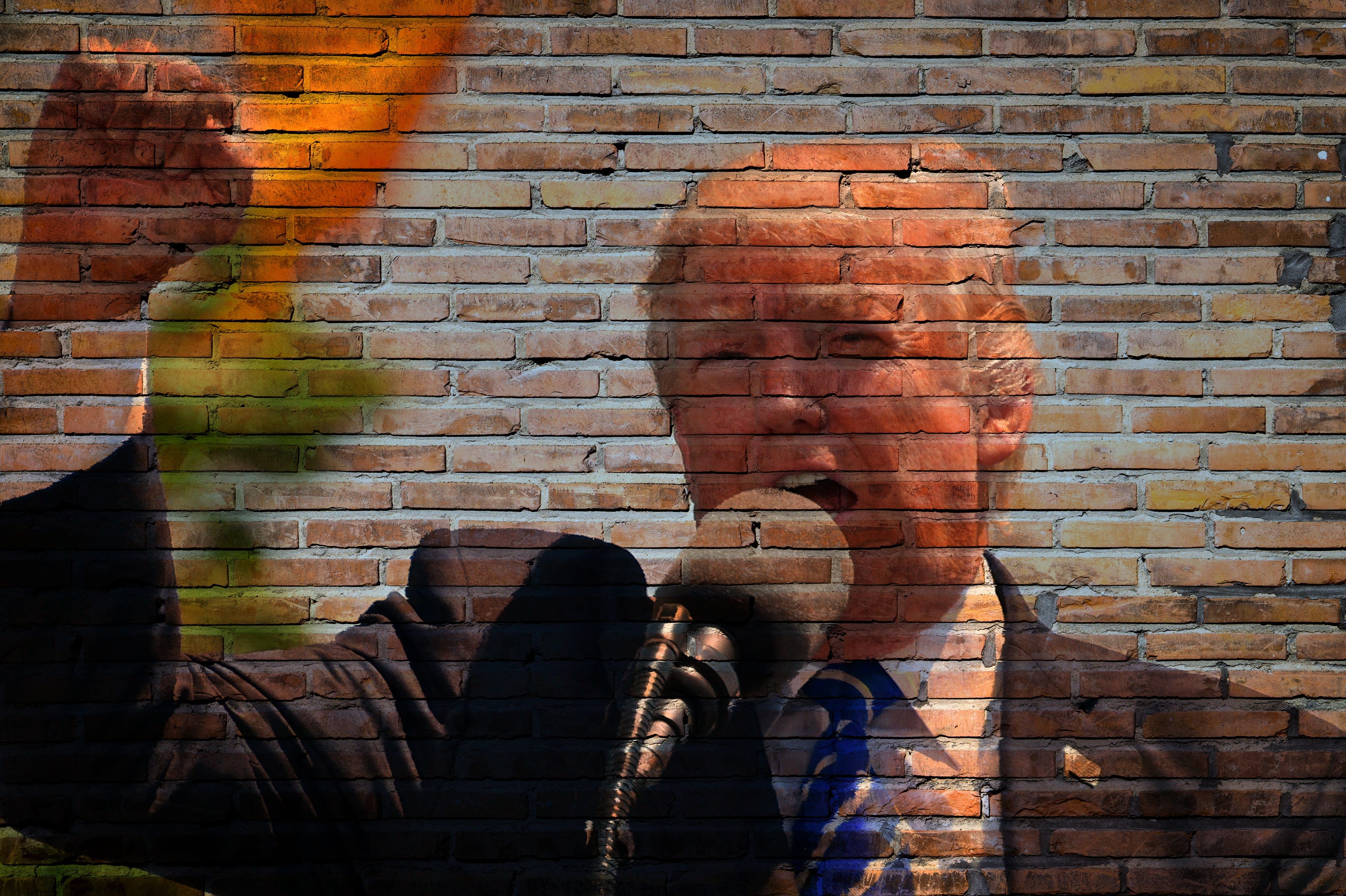 president, graffiti, politics, one person, building exterior, donald, presidential, outdoors, brick wall, shadow, lifestyles, architecture, sunlight, wall, HD Wallpaper