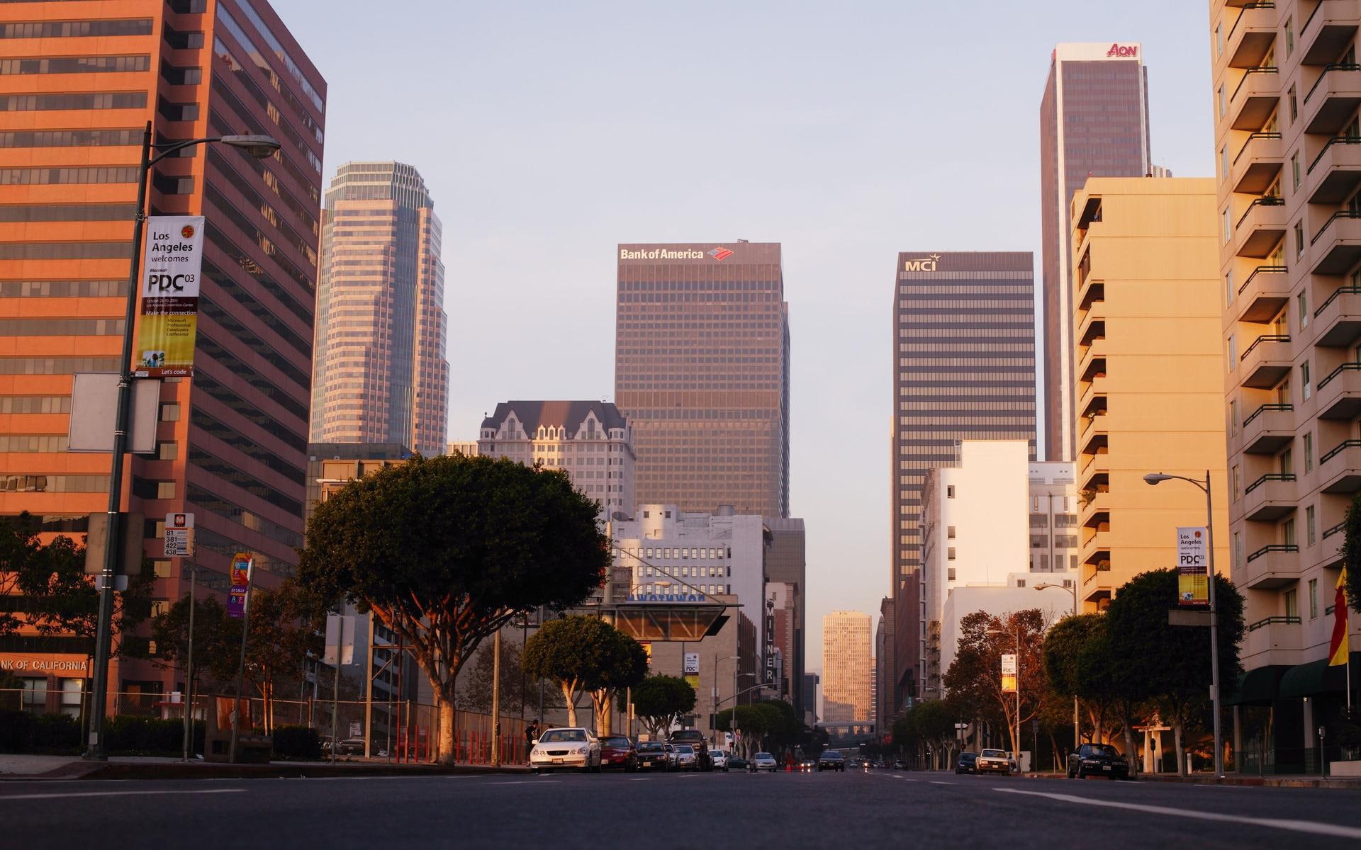 angeles, los, los angeles, 1080P, nature and landscapes, california, street, HD Wallpaper