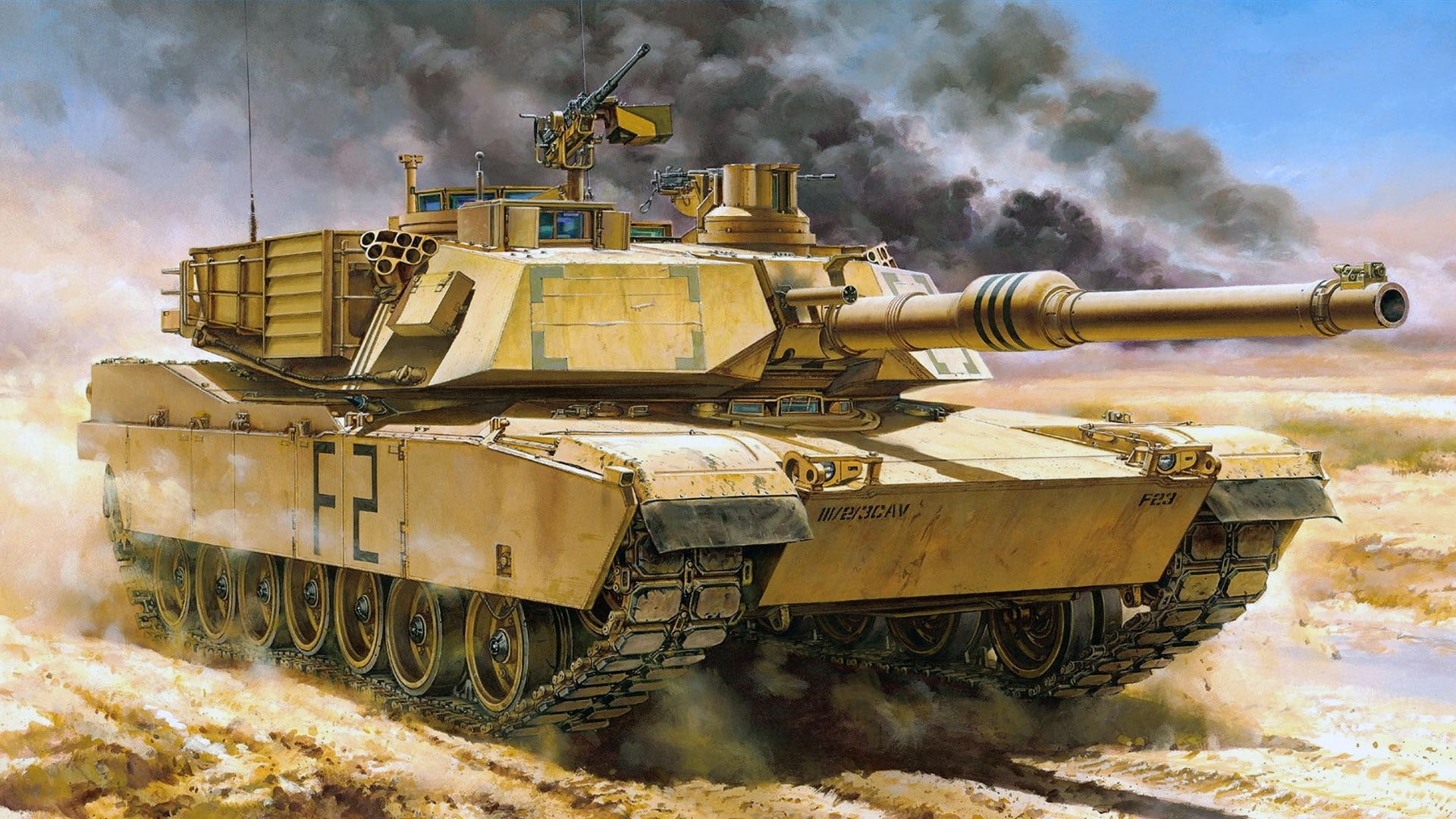 1080P, MBT, USA, main battle tank, Abrams, M1A2, HD Wallpaper