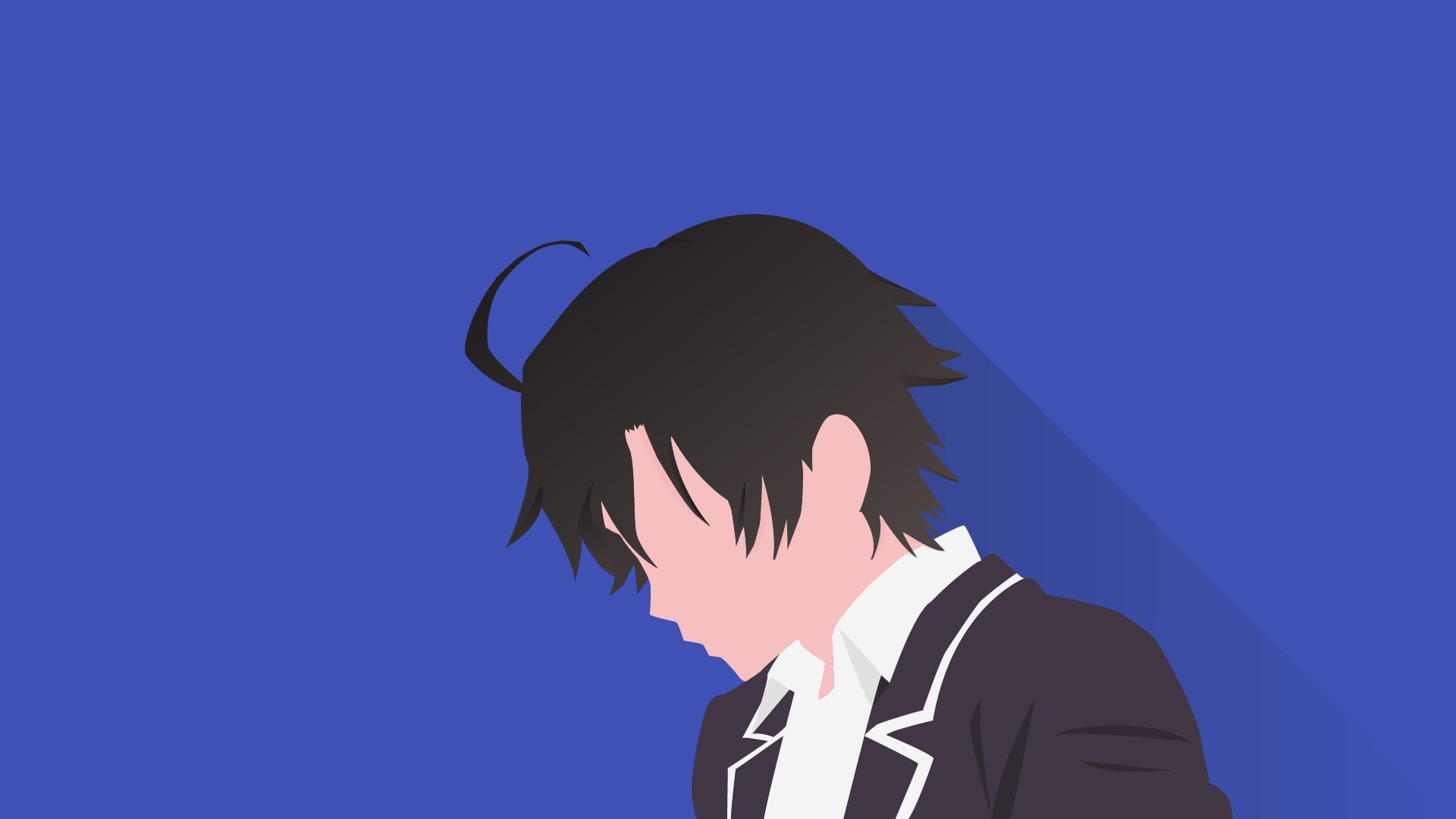 Hikigaya Hachiman, anime boys, 1080P, Yahari Ore no Seishun Love Comedy wa Machigatteiru, HD Wallpaper