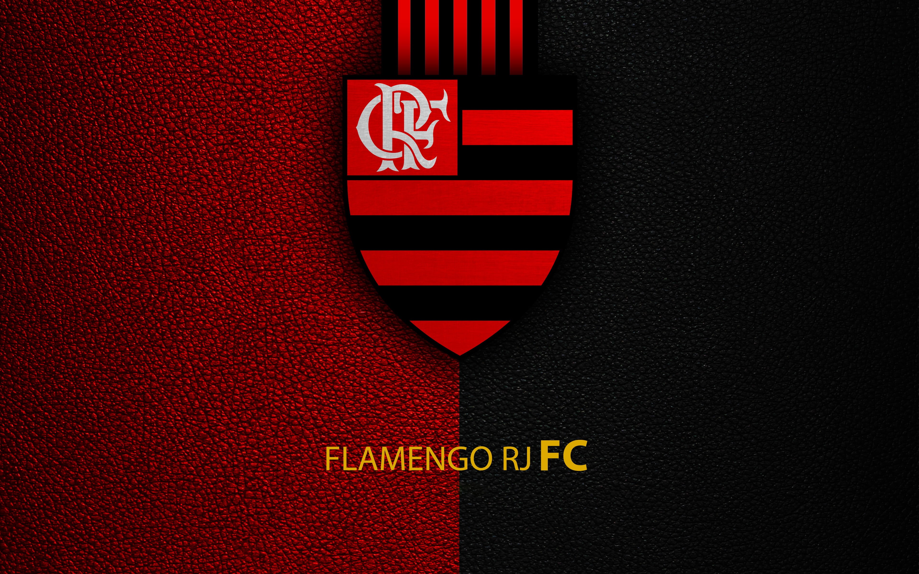 Soccer, 4K, Logo, Clube de Regatas do Flamengo, HD Wallpaper