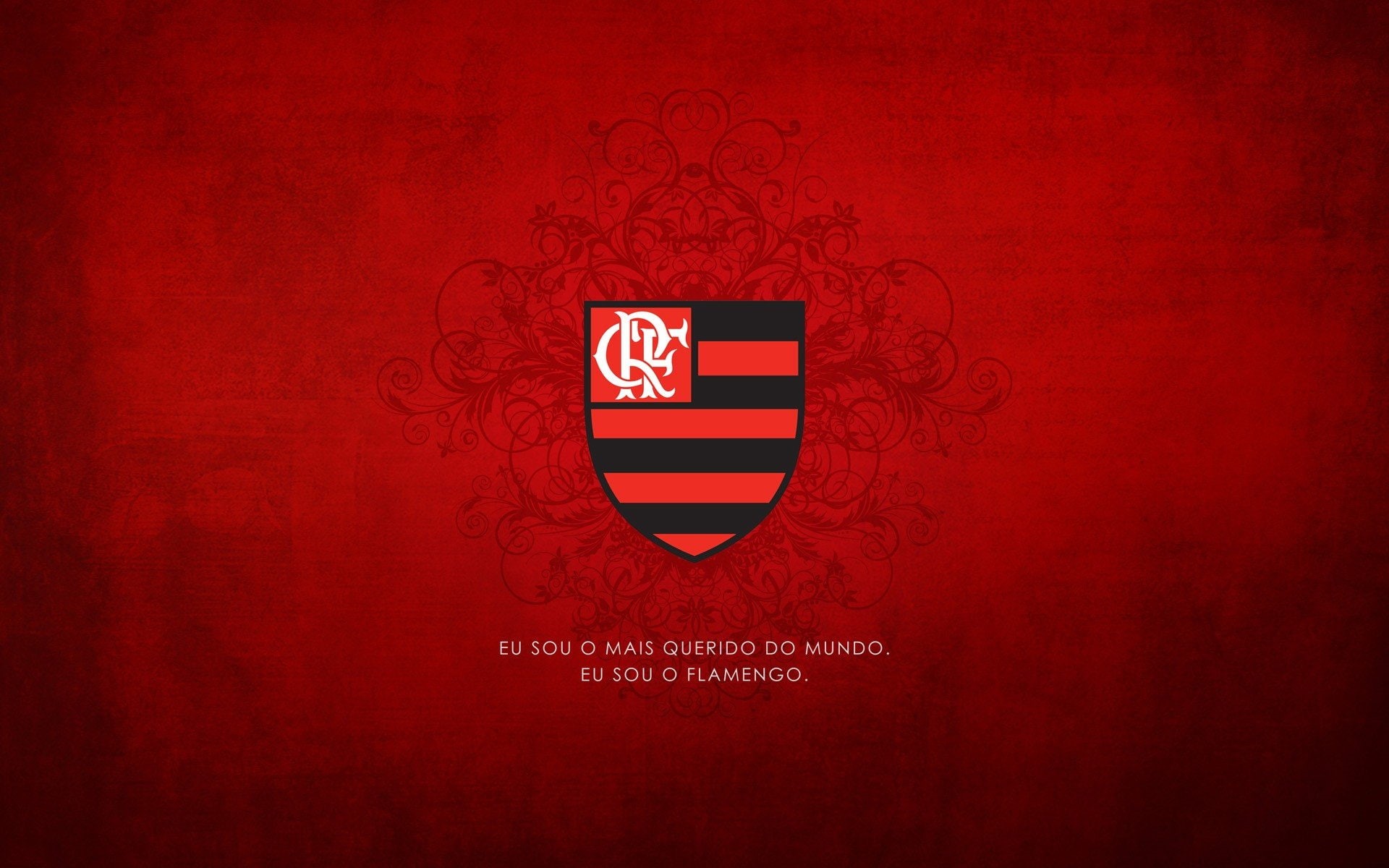 love, sign, business, close-up, wall - building feature, communication, celebration, flag, flamengo clube de regatas do flamengo, event, red background, HD Wallpaper