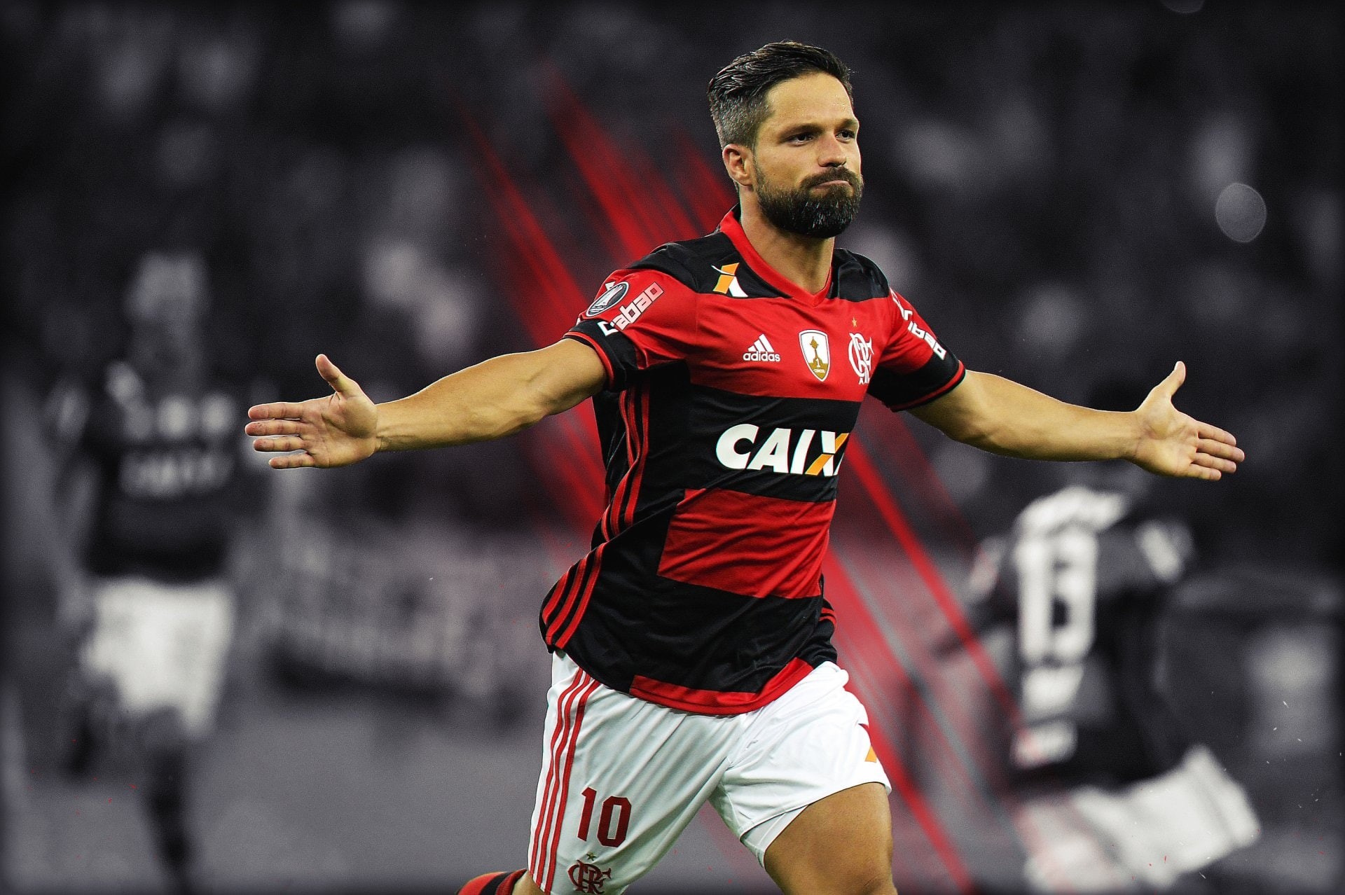 Soccer, 1080P, Clube de Regatas do Flamengo, Diego Ribas, HD Wallpaper