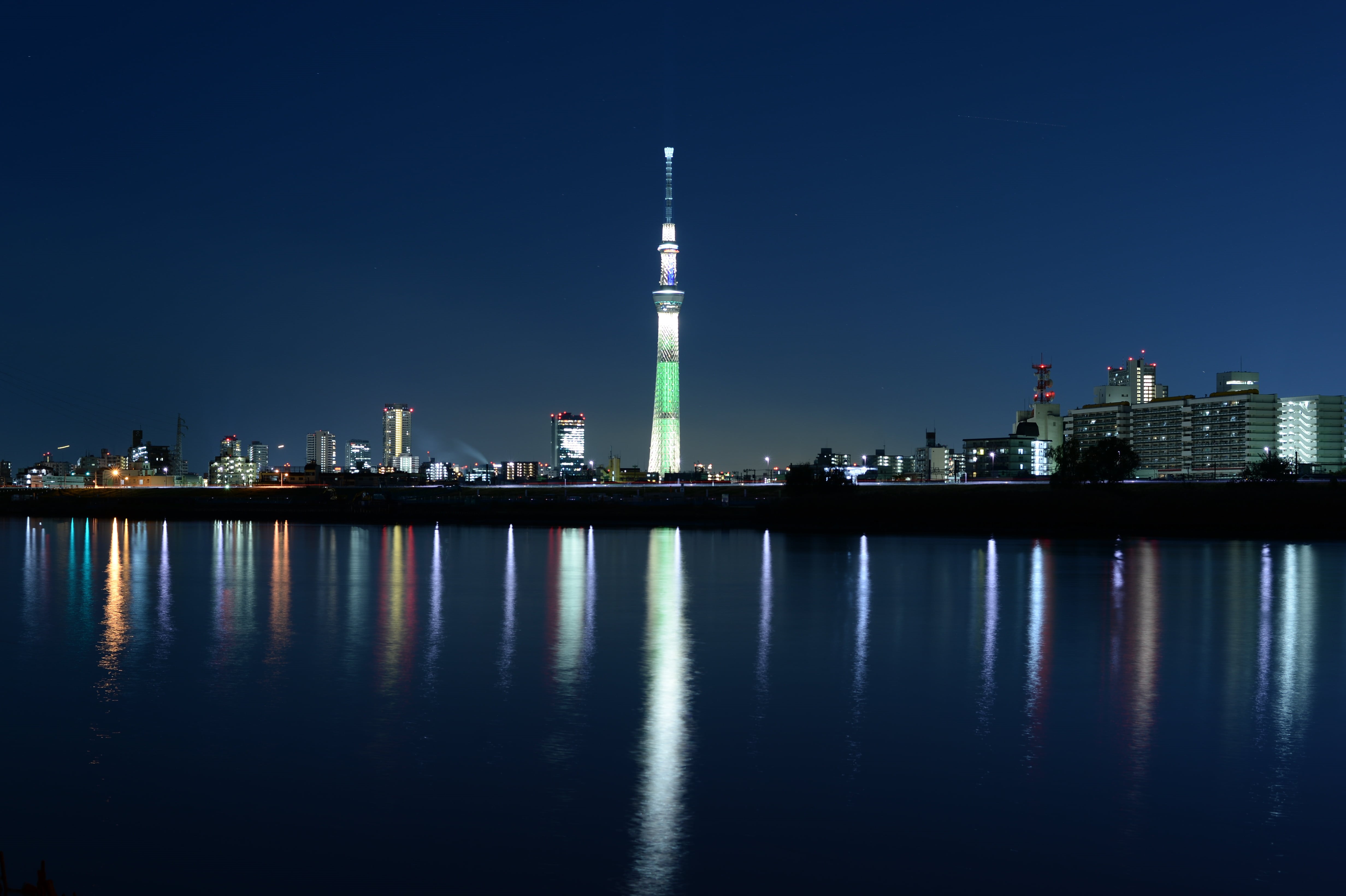 blue, shanghai, built Structure, ル, cityscape, Df, downtown District, JP, view, building Exterior, reflection, sky, 東京, modern, 4K, tokyo  tower, Nikon, HD Wallpaper
