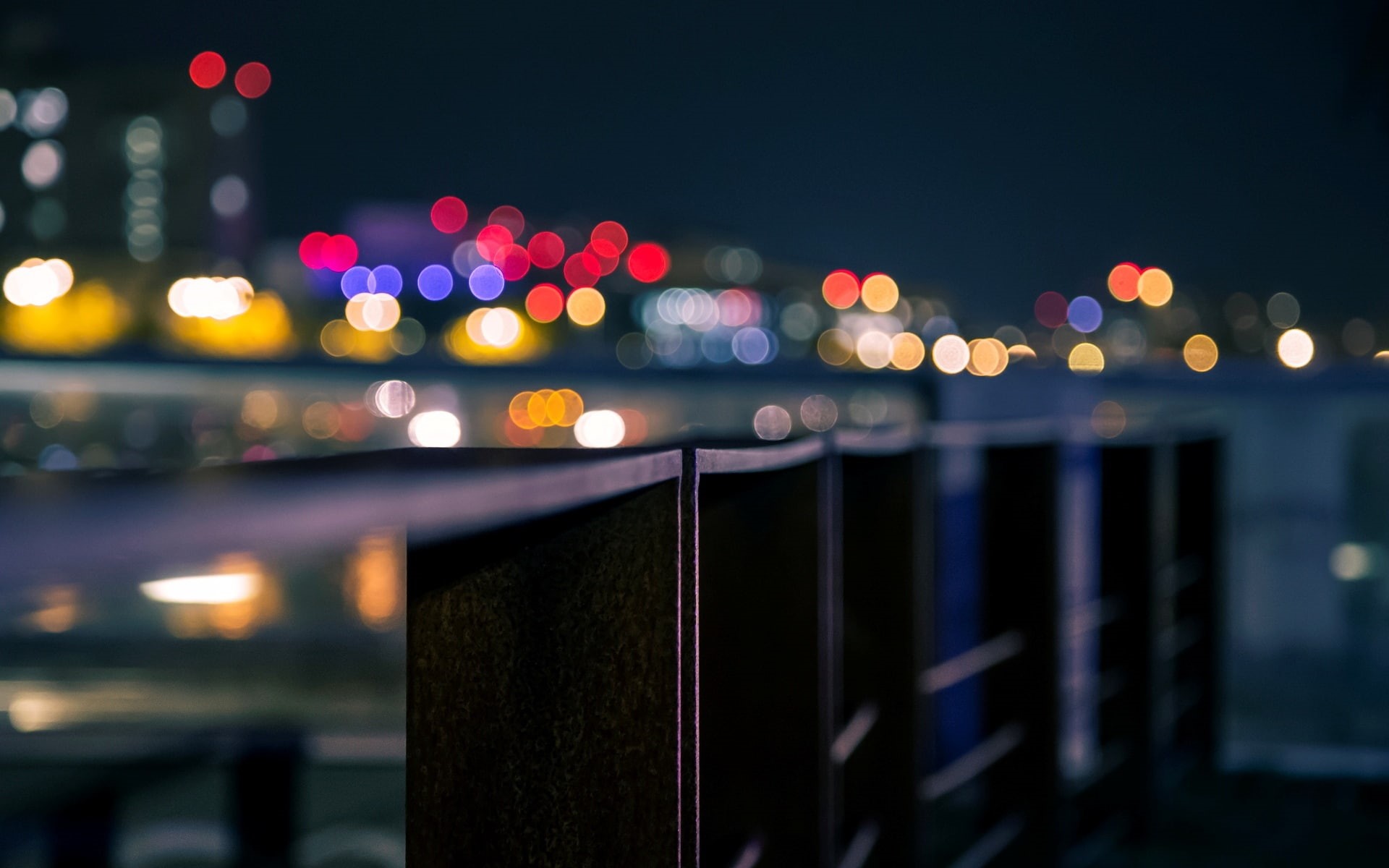 fantastic, blur, night, 1080P, city, lights, HD Wallpaper