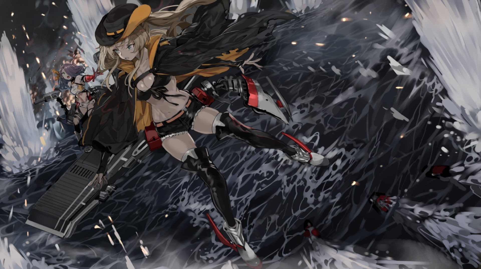 1080P, Bilan Hangxian, Anime, Azur Lane, HD Wallpaper