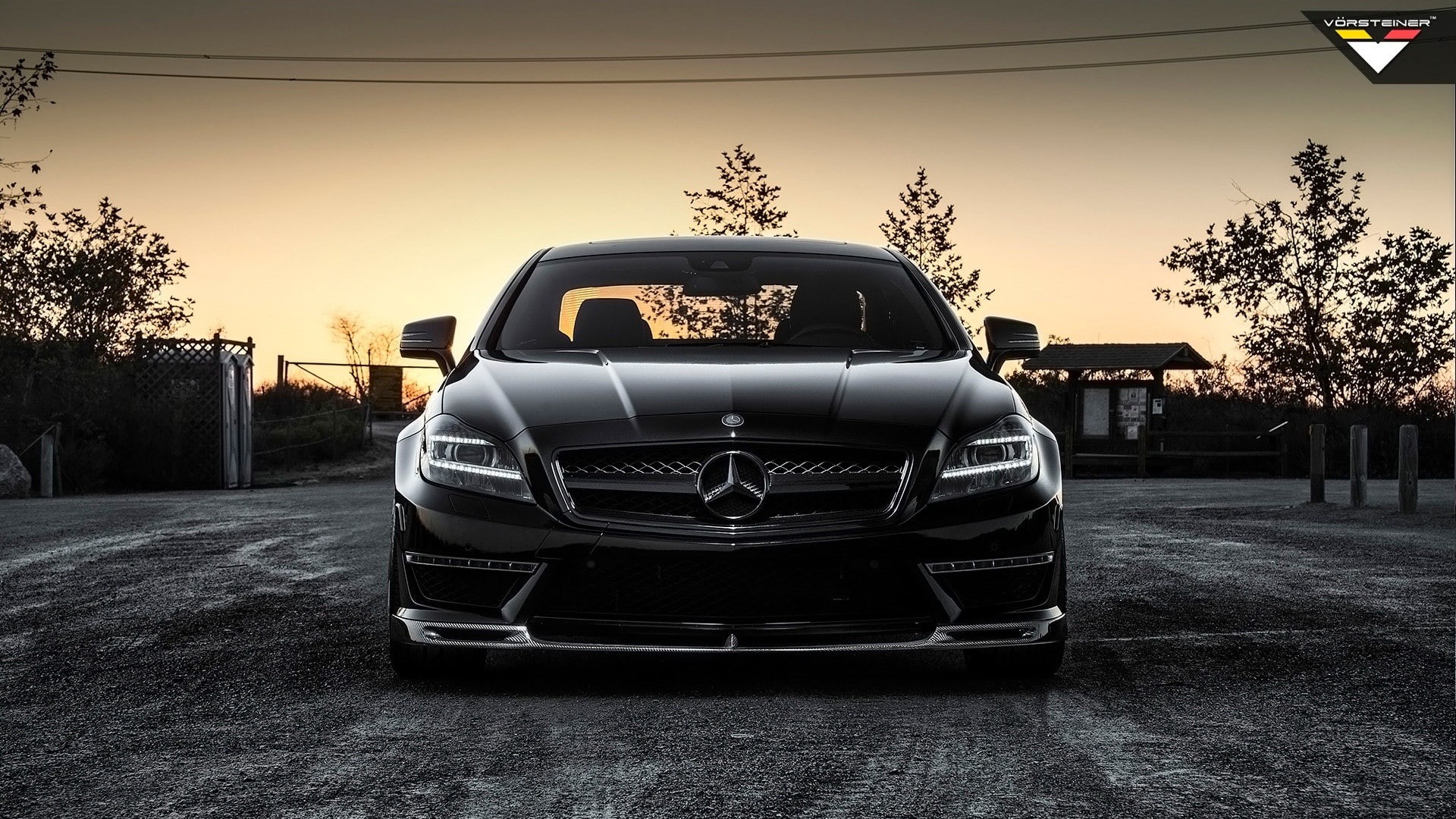 black cars, vehicle, Mercedes-Benz, Mercedes-Benz CLS 63 AMG, 1080P, car, HD Wallpaper