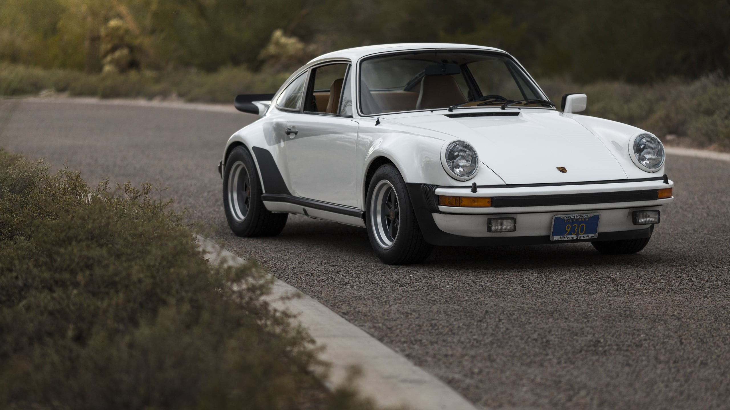 Porsche, sports car, car, Porsche 930, 2K, white cars, Porsche 911 Turbo, HD Wallpaper
