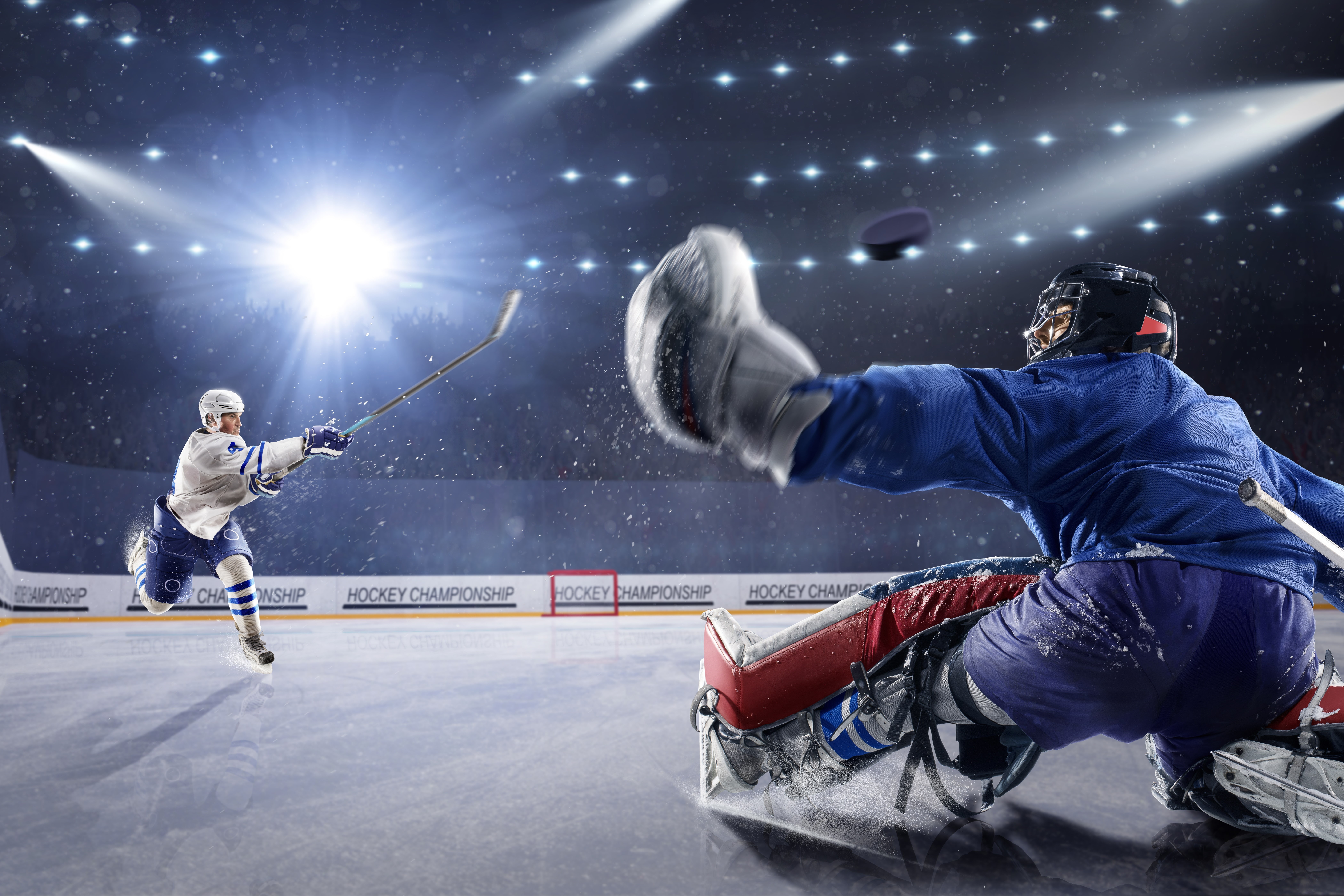 activity, cold temperature, ice, snow, men, hockey, ice hockey, Sports, competition, winter, winter sport, excitement, padding, athlete, competitive sport, HD Wallpaper