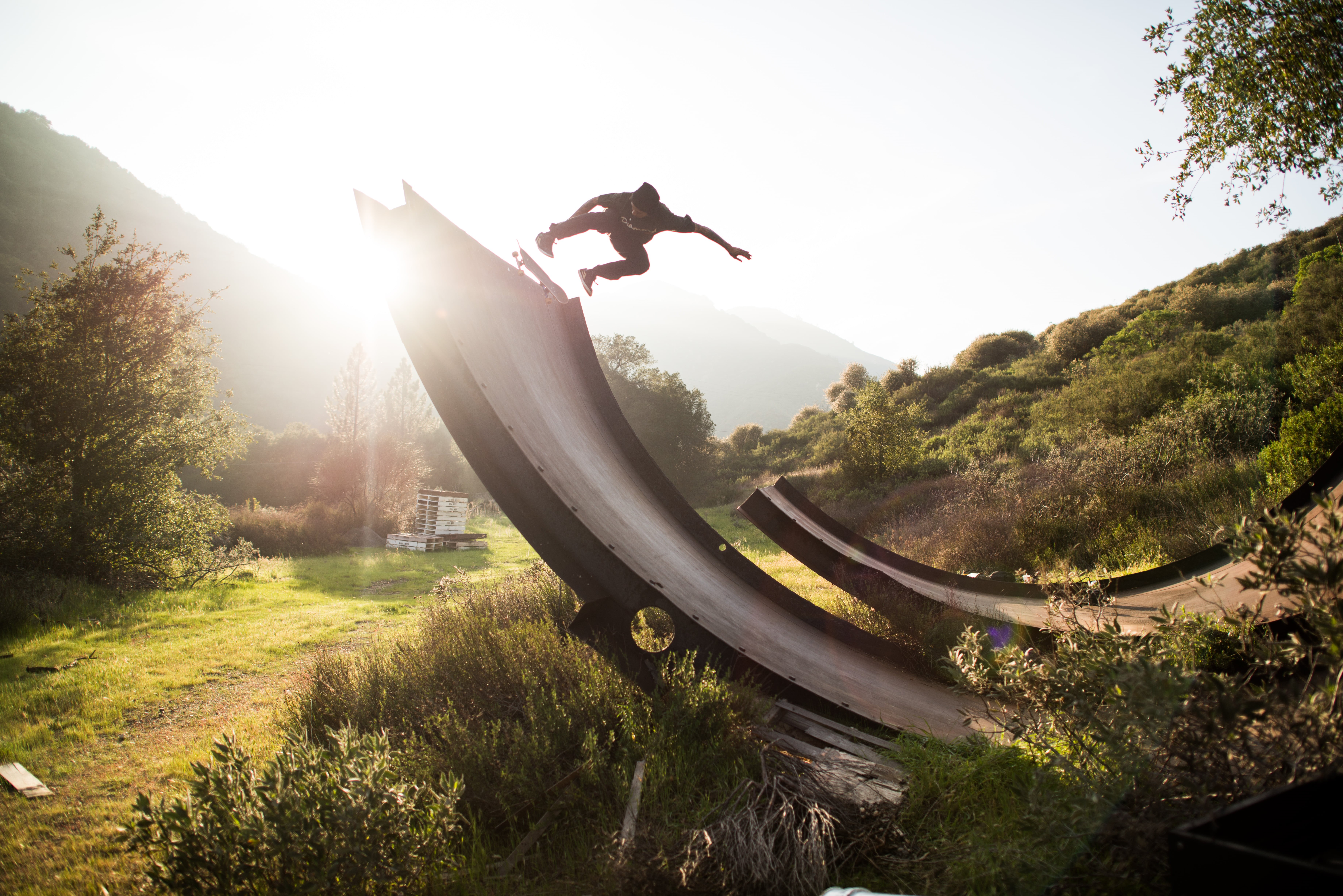outdoors, person, sk8, Sport, nature, skating, mountain, 5K, Skateboarding, sky, daytime, skate ramp, skate, extreme Sports, March, Skateboarder, ramp, HD Wallpaper