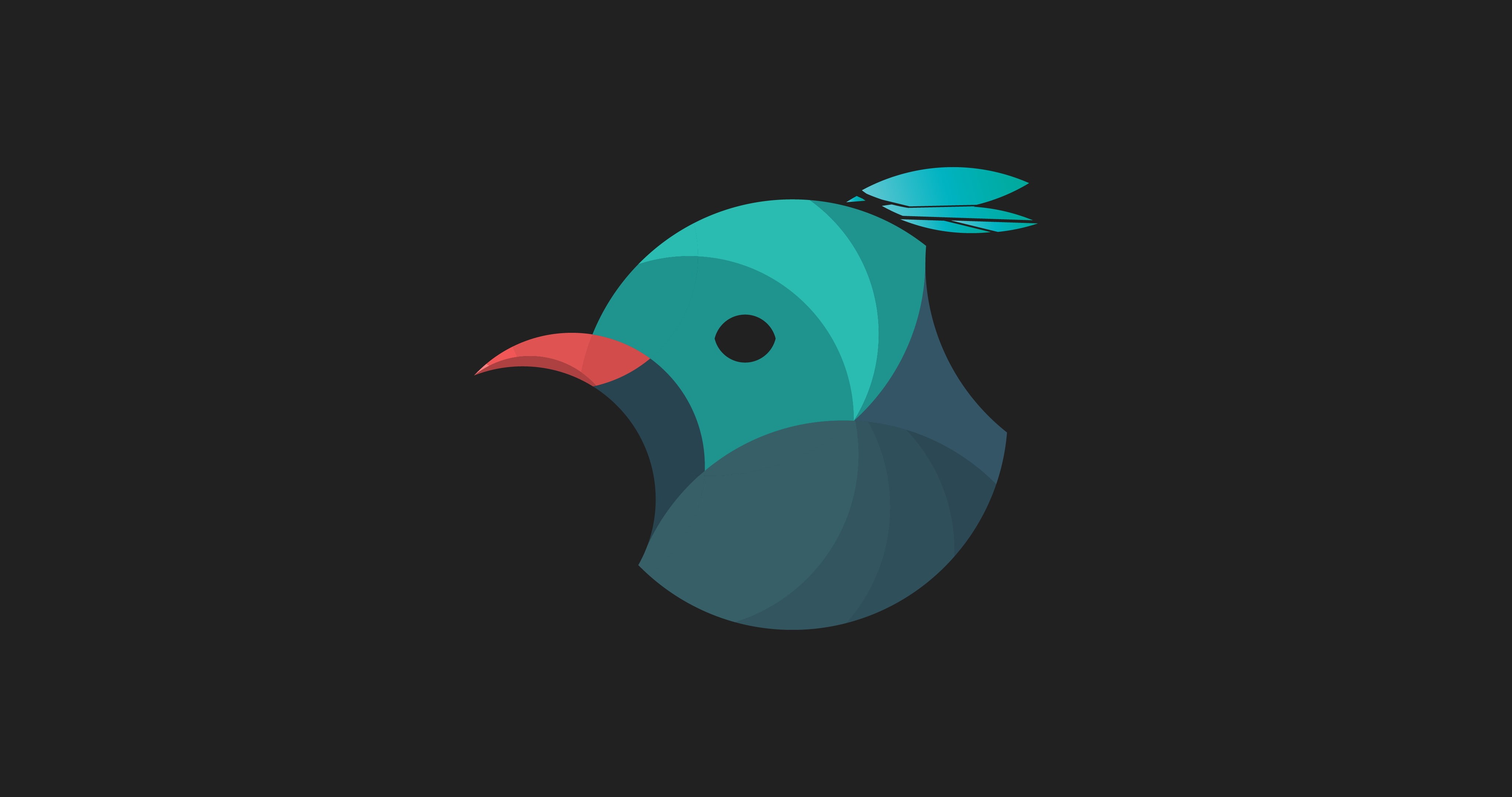 cut out, animal themes, nature, abstract, Adobe Illustrator, indoors, multi colored, blue, animal representation, close-up, minimalism, black background, HD Wallpaper