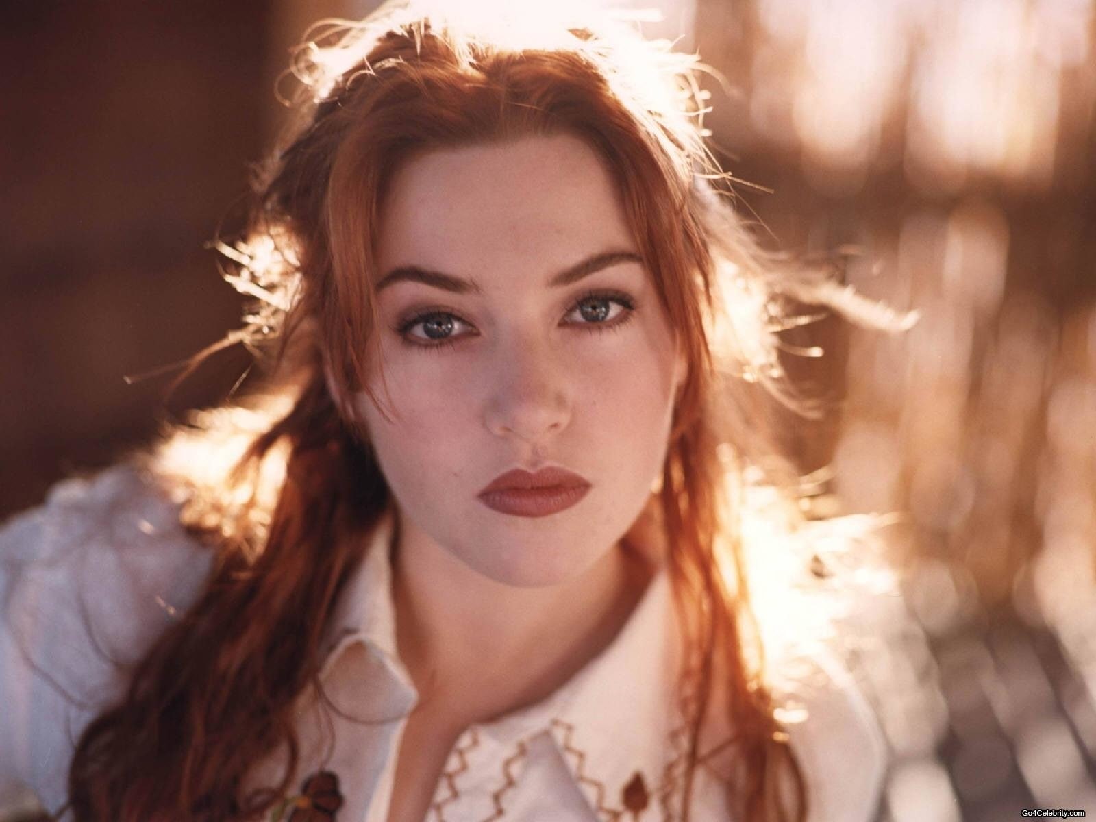 young adult, portrait, nature, human face, contemplation, sunlight, outdoors, hairstyle, lens flare, beautiful people, Actress, Kate Winslet, beautiful woman, HD Wallpaper