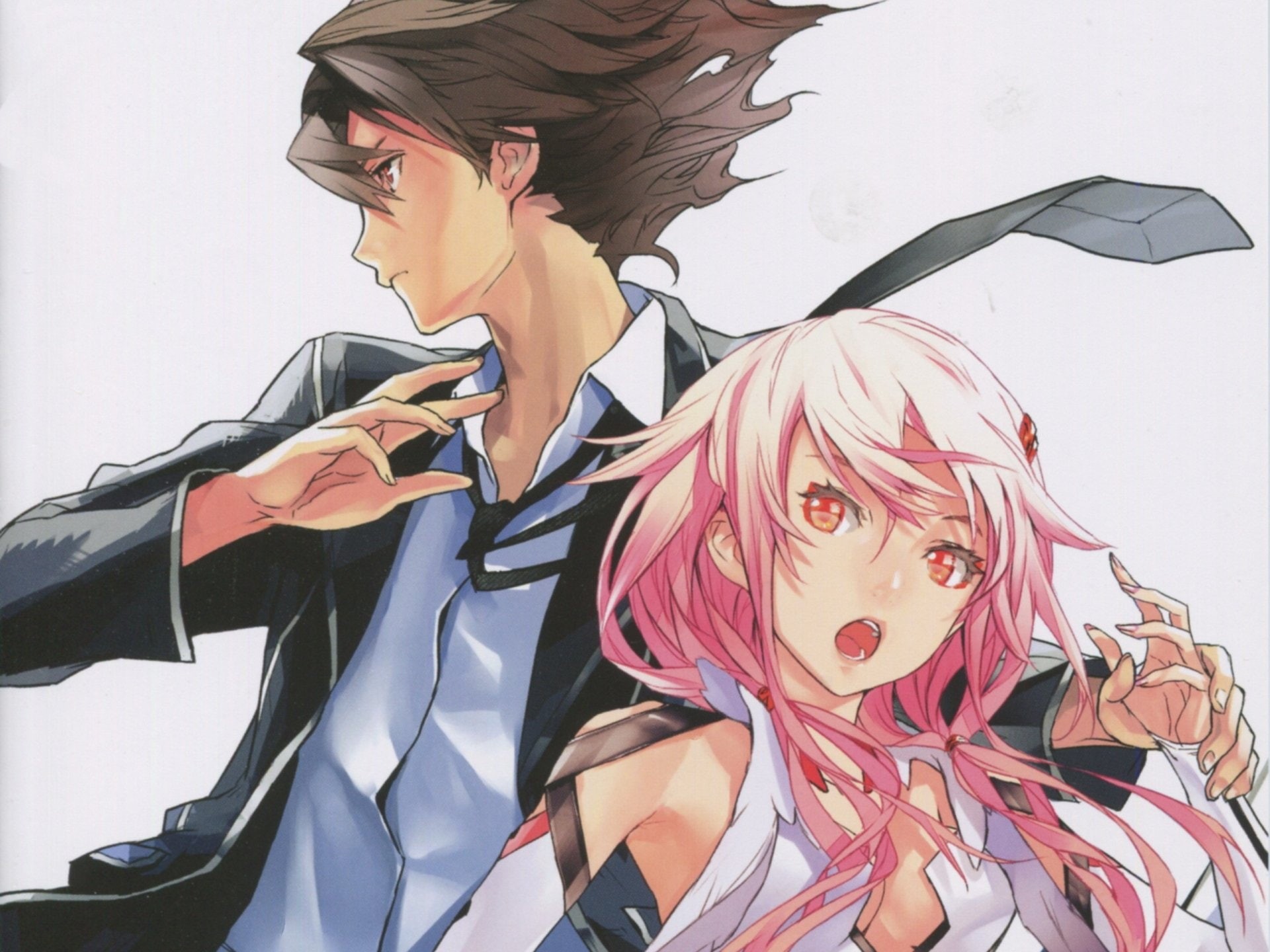 Guilty Crown, 1080P, Inori Yuzuriha, Shu Ouma, Anime, HD Wallpaper