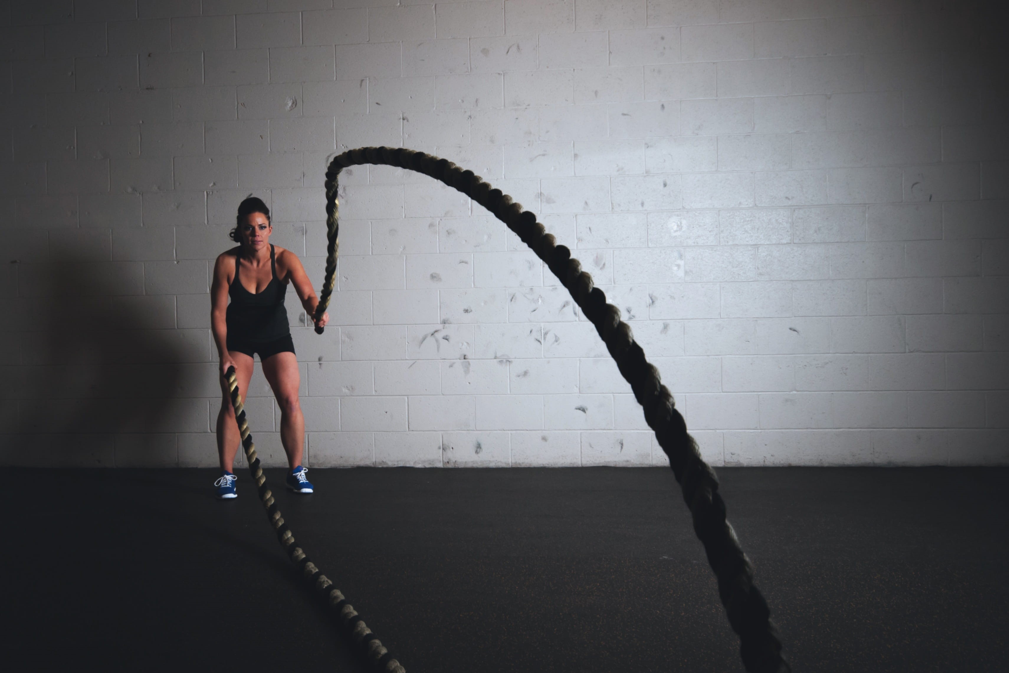 strength, athlete, ropes, young, adult, training, young women, one person, muscular, lifestyles, sport, real people, casual clothing, healthy, clothing, HD Wallpaper