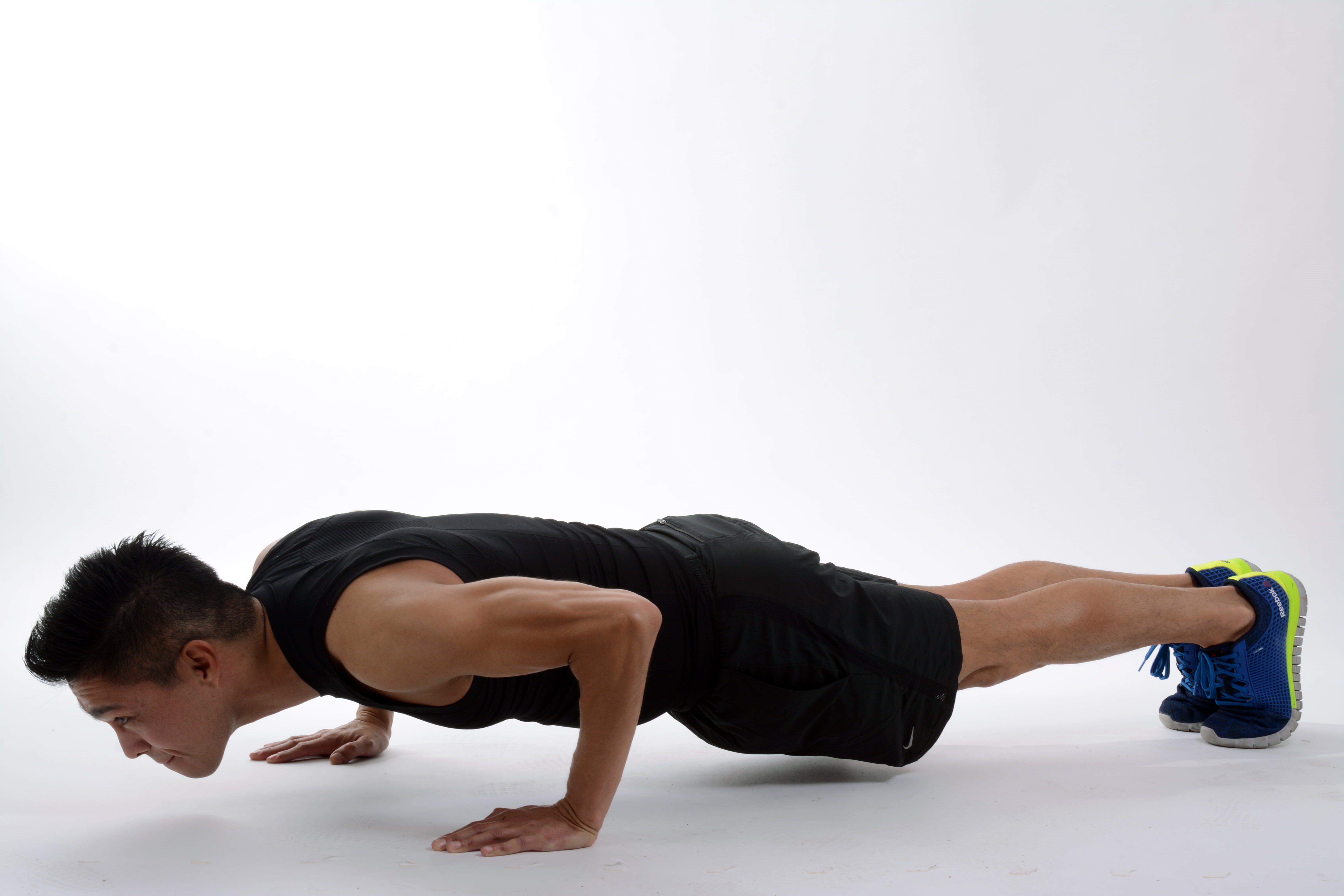 wellbeing, one Person, relaxation exercise, white background, the Human Body, muscular Build, strength, young Adult, push-up, 5K, exercise, work out, fitness, HD Wallpaper