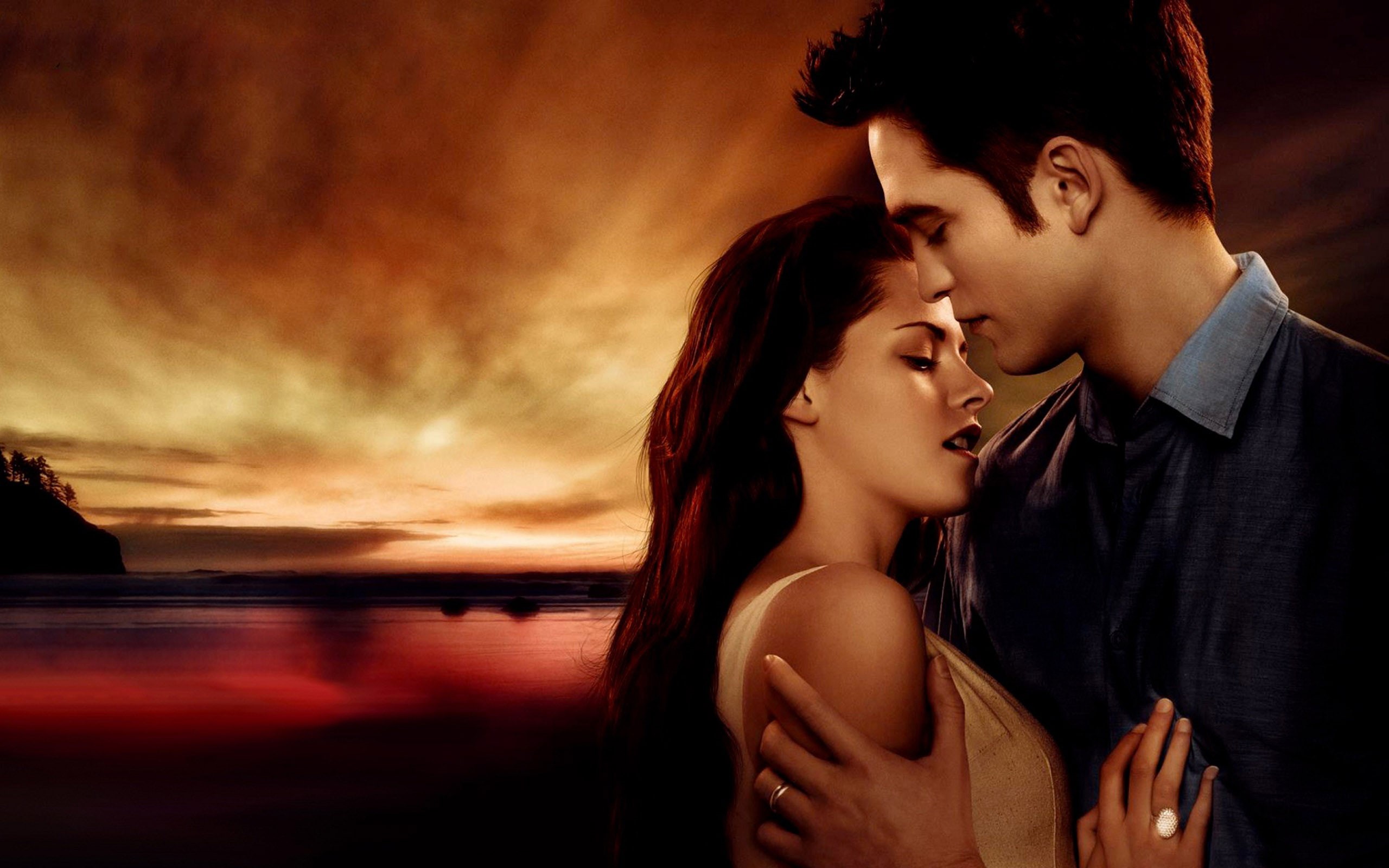 2K, love, romantic, couple, hd, sunset, HD Wallpaper