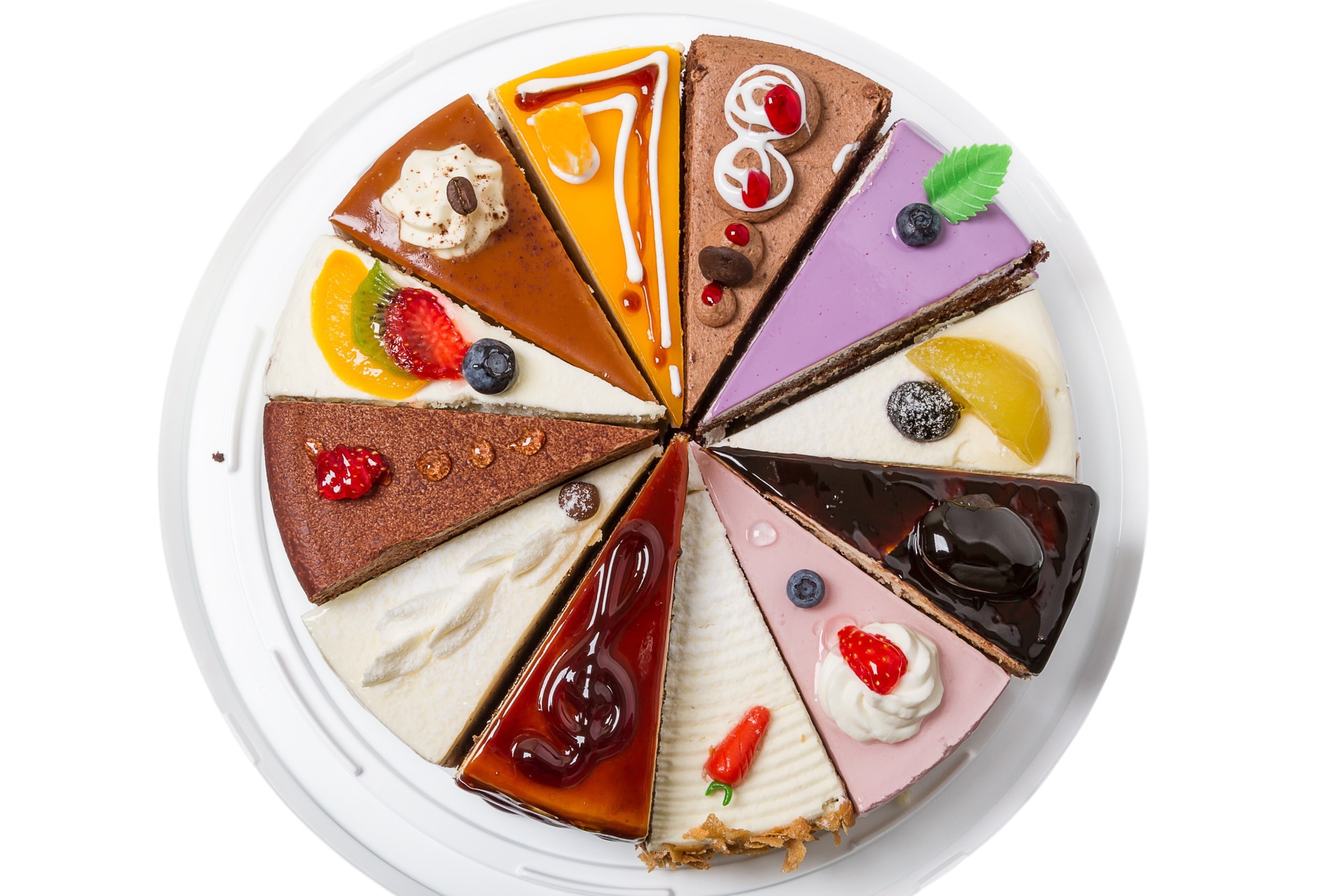 colorful, sweets, food, cake, 2K, HD Wallpaper
