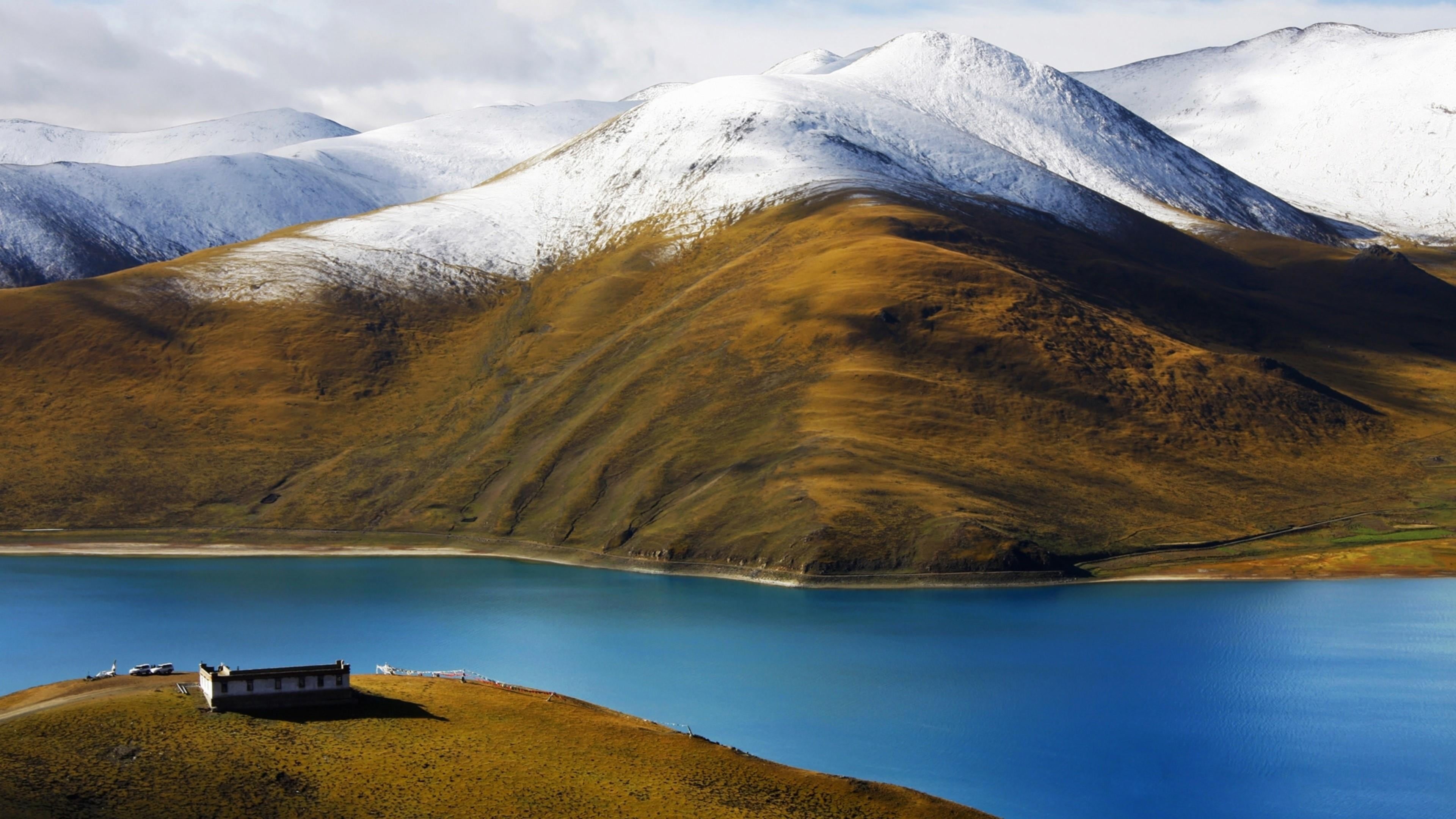 mountain range, scenics - nature, nature, environment, tibetan plateau, mountain, meadow, idyllic, outdoors, peaceful, landscape, sky, beauty in nature, HD Wallpaper