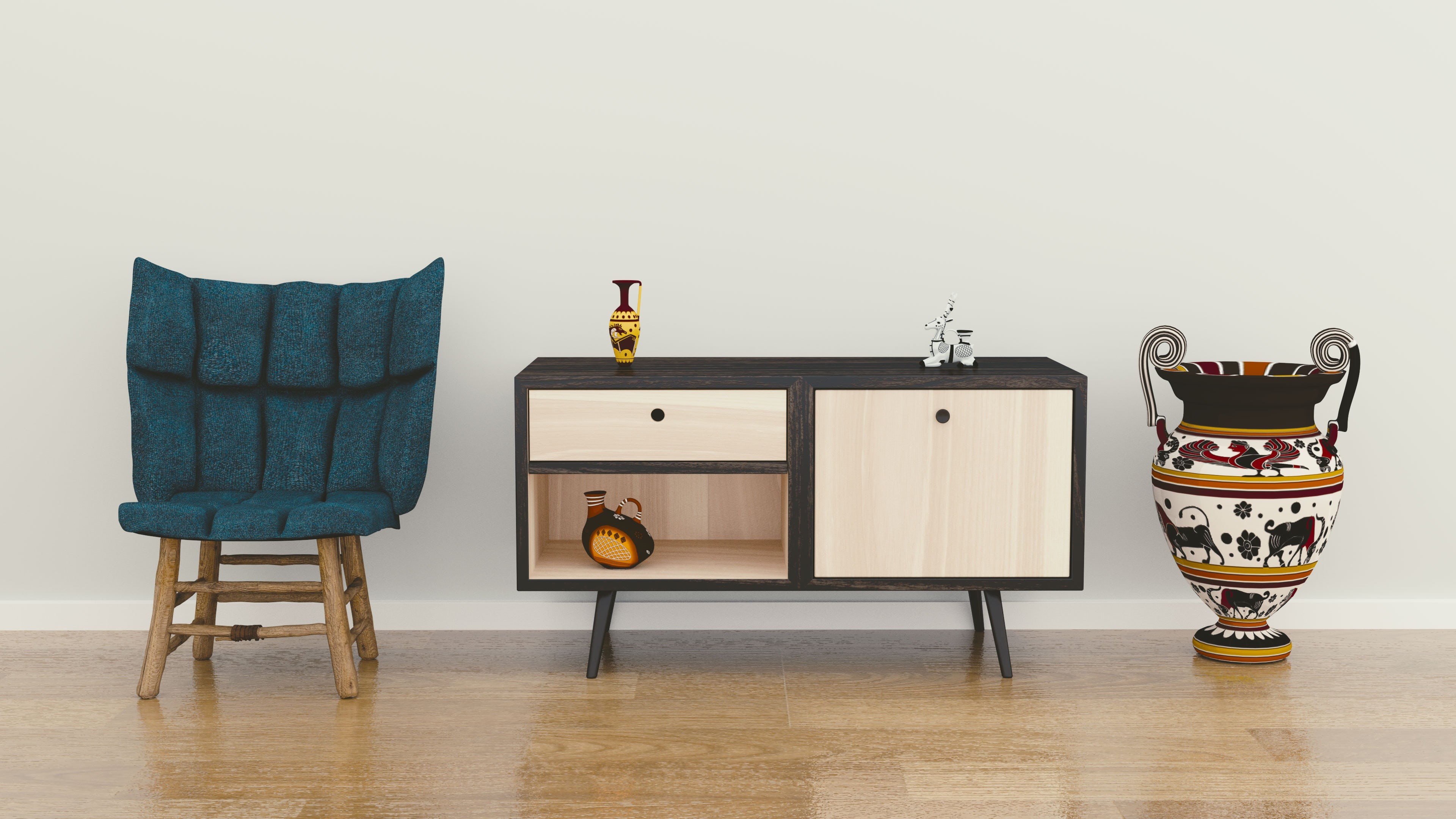 seat, home interior, showpiece, copy space, wood - Material, flooring, relaxation, design, wooden, building, furniture, absence, old, black, chair, household equipment, HD Wallpaper