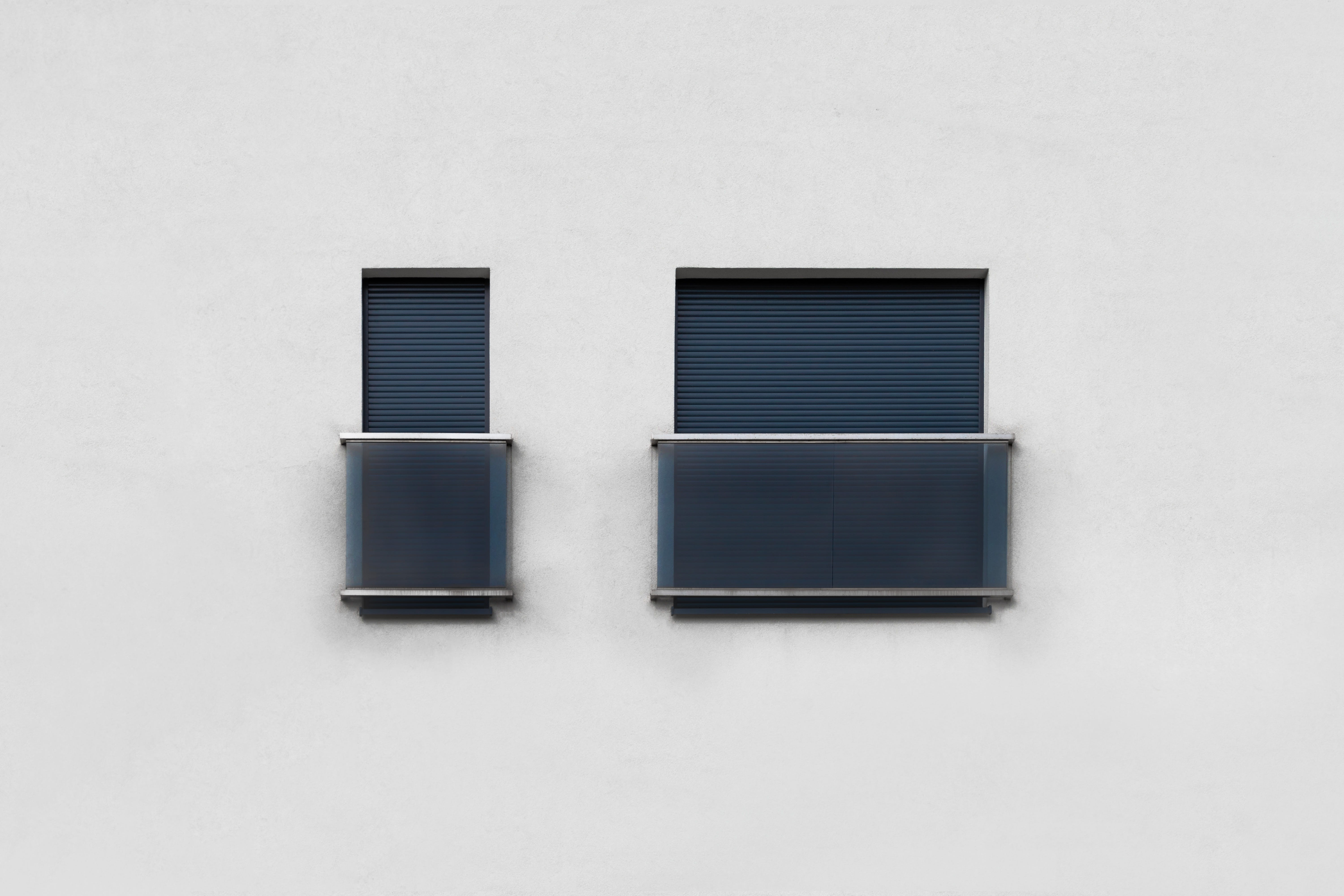 closed, no people, building exterior, white color, 5K, architecture, rectangle, built structure, home decor, shutter, copy space, wall - building feature, HD Wallpaper