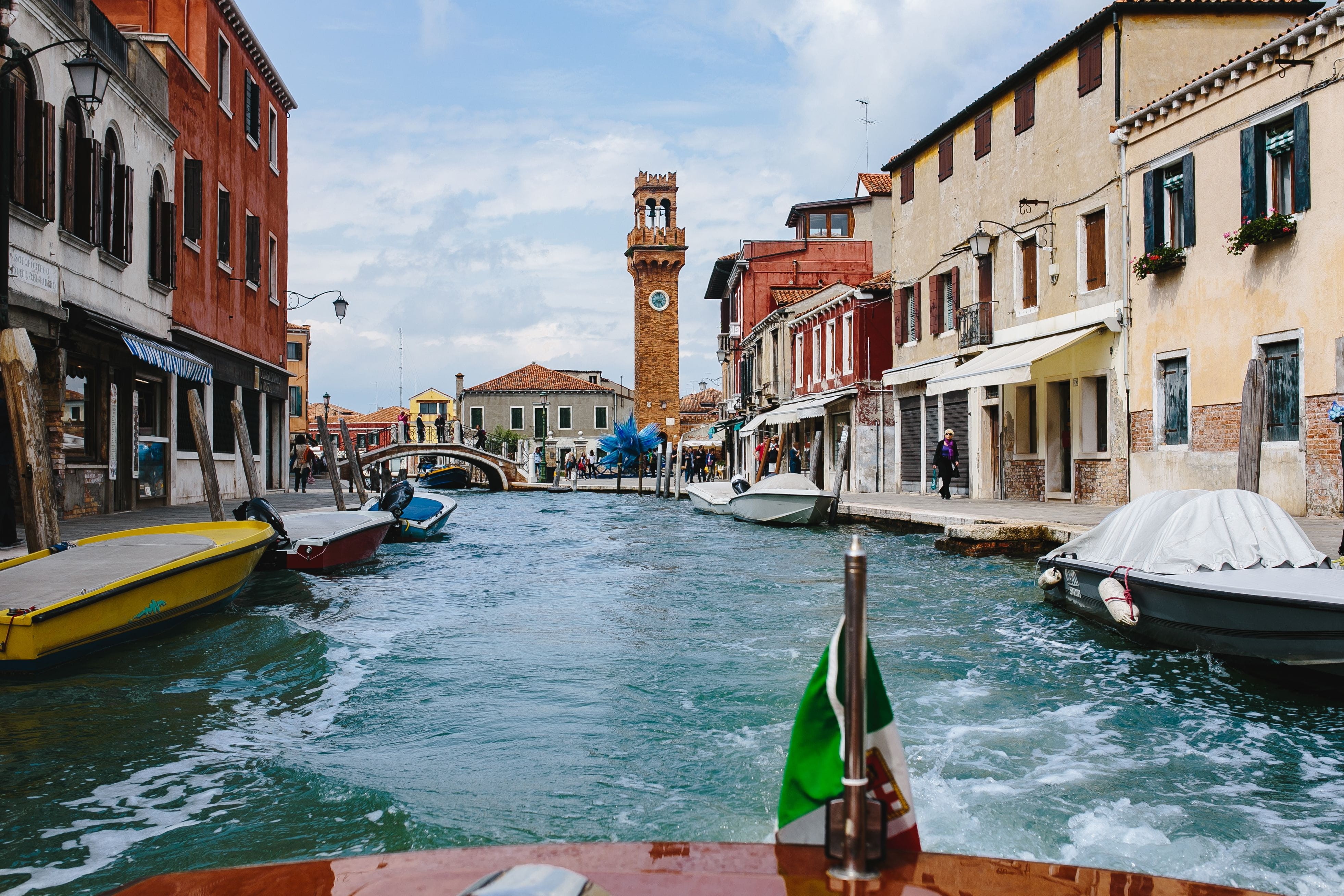travel, old, mode of transportation, day, house, tourism, to the Islands, travel Destinations, water, Murano, canal, boating, gondola, waterfront, water surface, HD Wallpaper