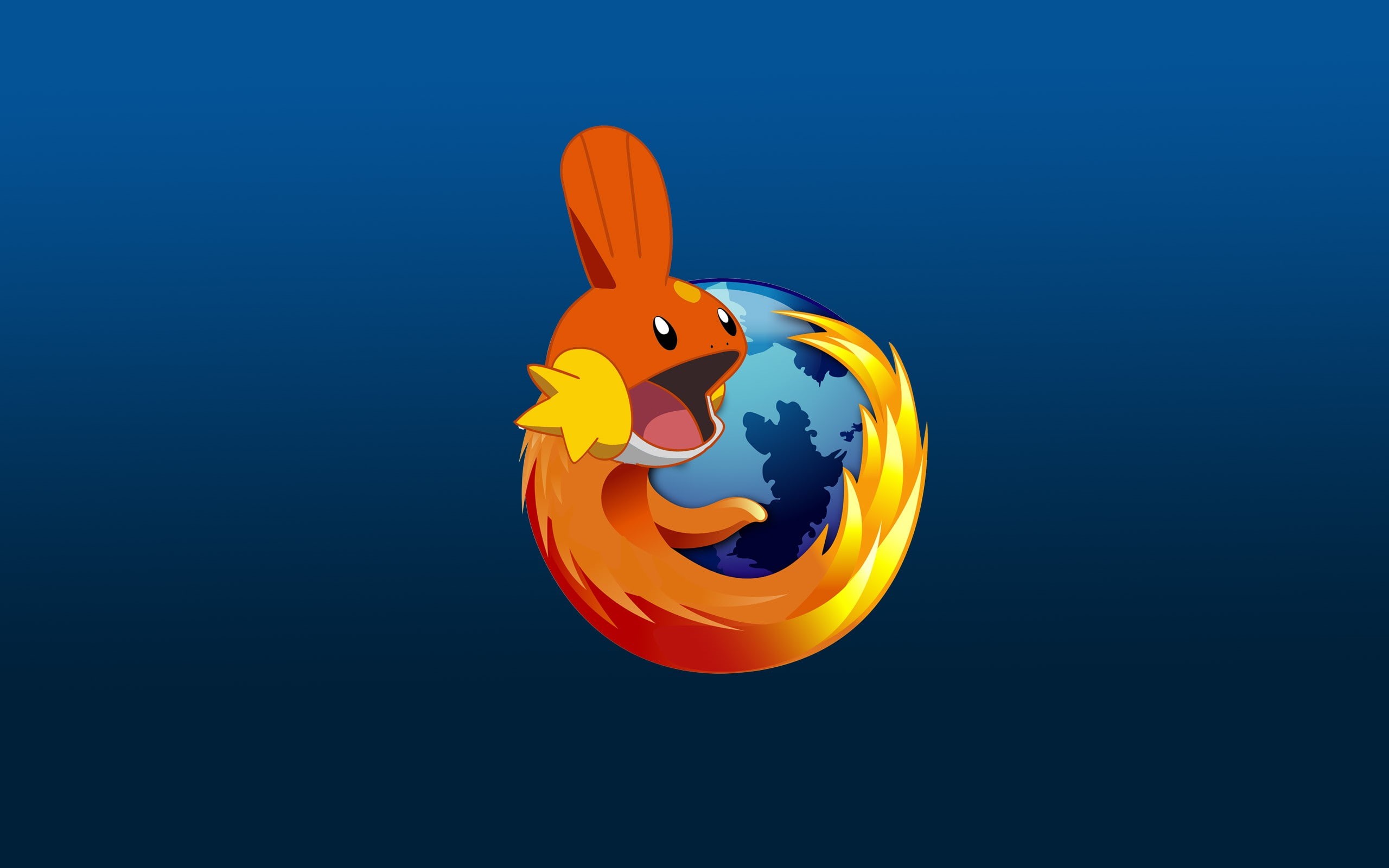 2K, Mudkip, Mozilla Firefox, Pokémon, mash-ups, HD Wallpaper