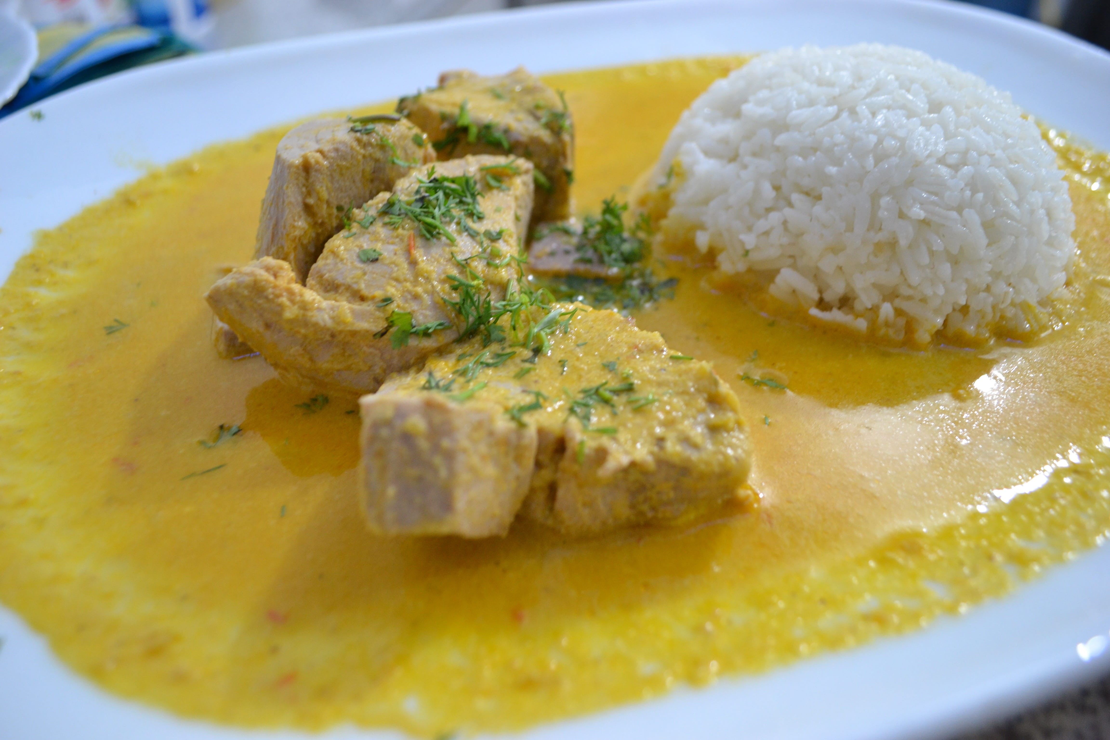 guayaquil, alabacora, rice, mash - food state, freshness, plate, ecuador, meat, meal, close-up, dinner, wellbeing, 4K, food and drink, no people, ready-to-eat, HD Wallpaper