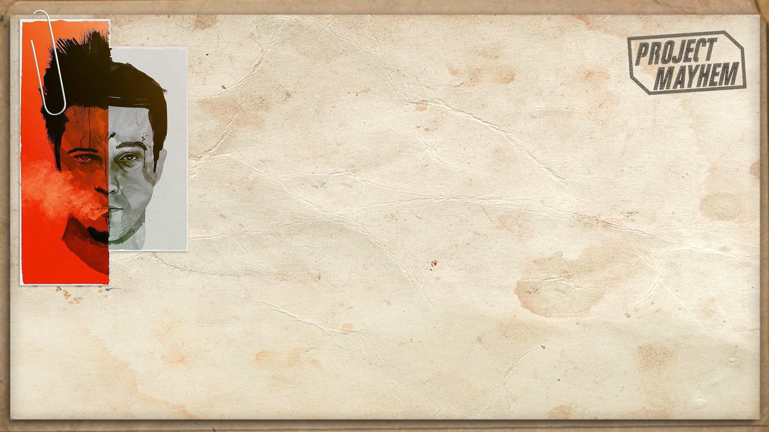 old, no people, envelope, blank, document, architecture, 2K, dirty, retro styled, tyler durden fight club minimalism tan project mayhem, communication, HD Wallpaper