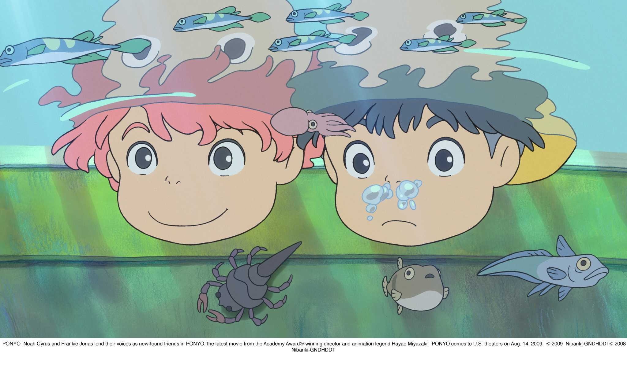 ponyo, gake, 1080P, HD Wallpaper