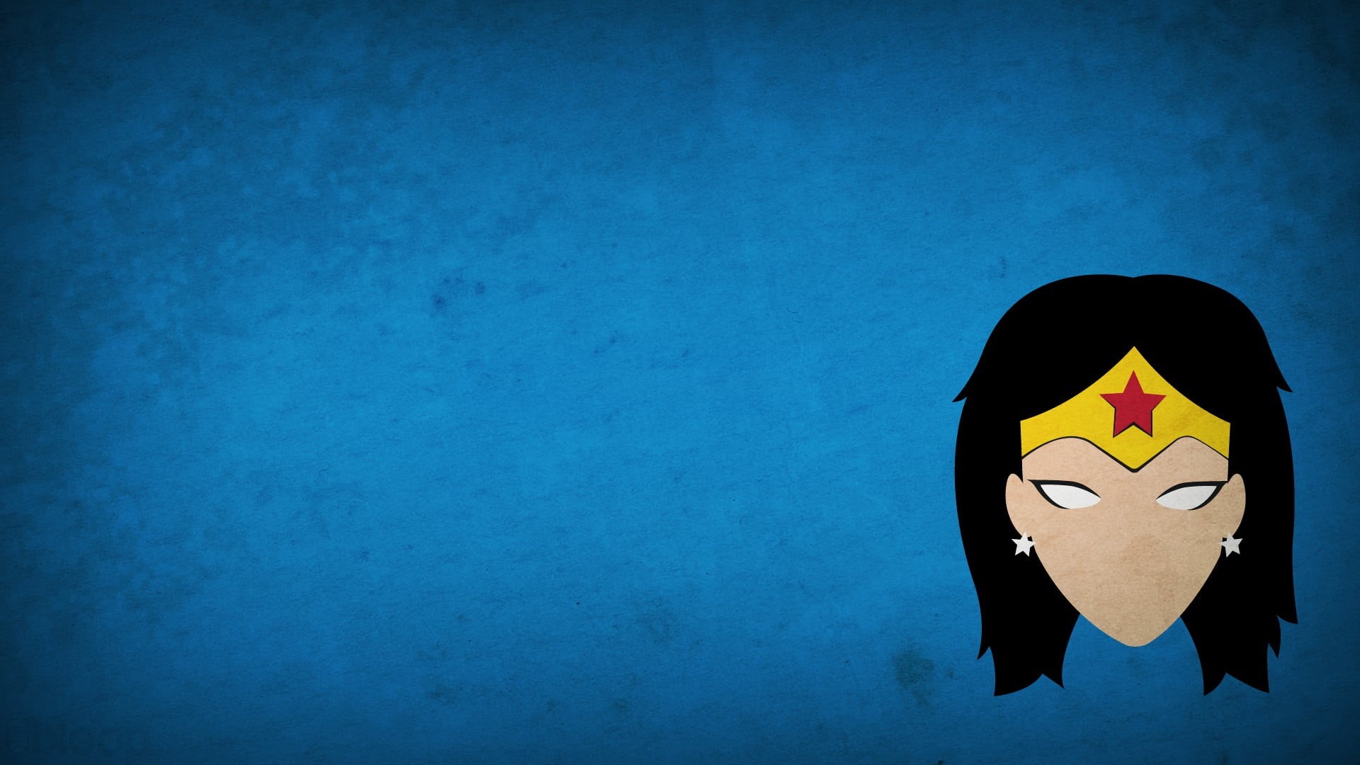 superhero, copy space, wall - building feature, heart shape, 1080P, blue, sadness, Blo0p, indoors, craft, Wonder Woman, no people, representation, positive emotion, HD Wallpaper