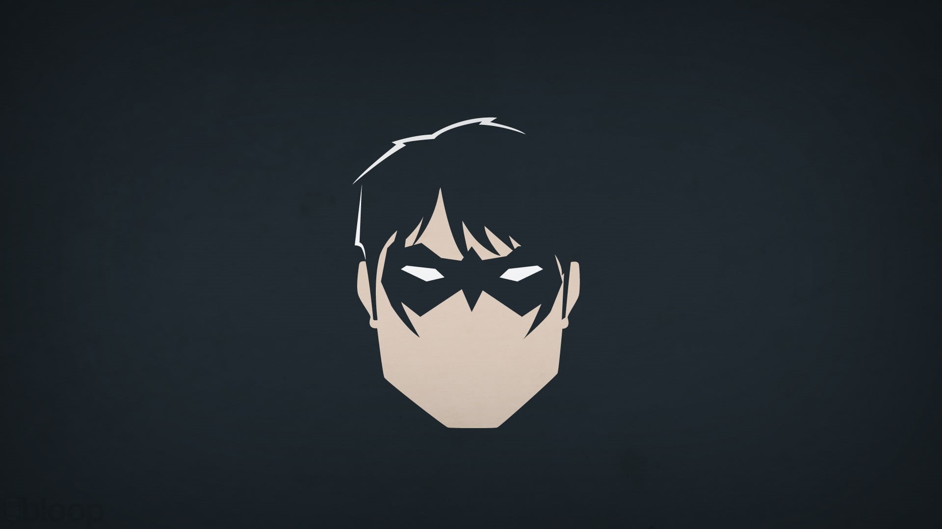 Blo0p, vertebrate, superhero, studio shot, black background, animal themes, dark, heart shape, minimalism, copy space, illuminated, dc, icon, close-up, HD Wallpaper